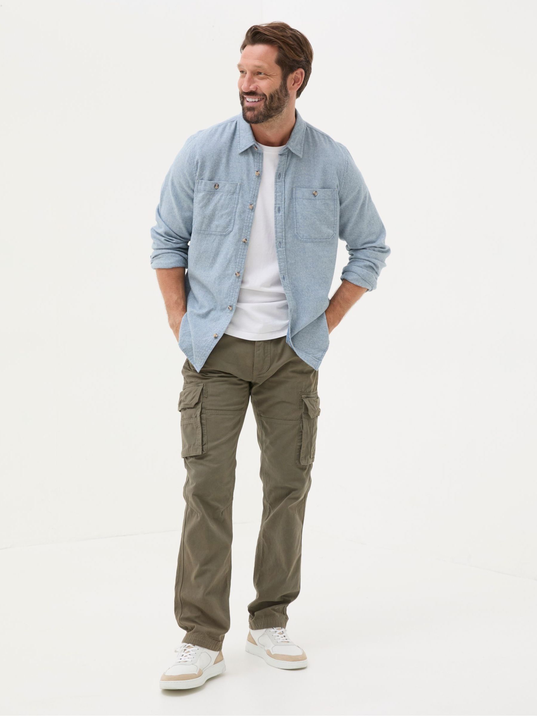 Blue Long Sleeve Malton Shirt - Image 3 of 6 Blue Long Sleeve Malton Shirt - Image 3 of 6