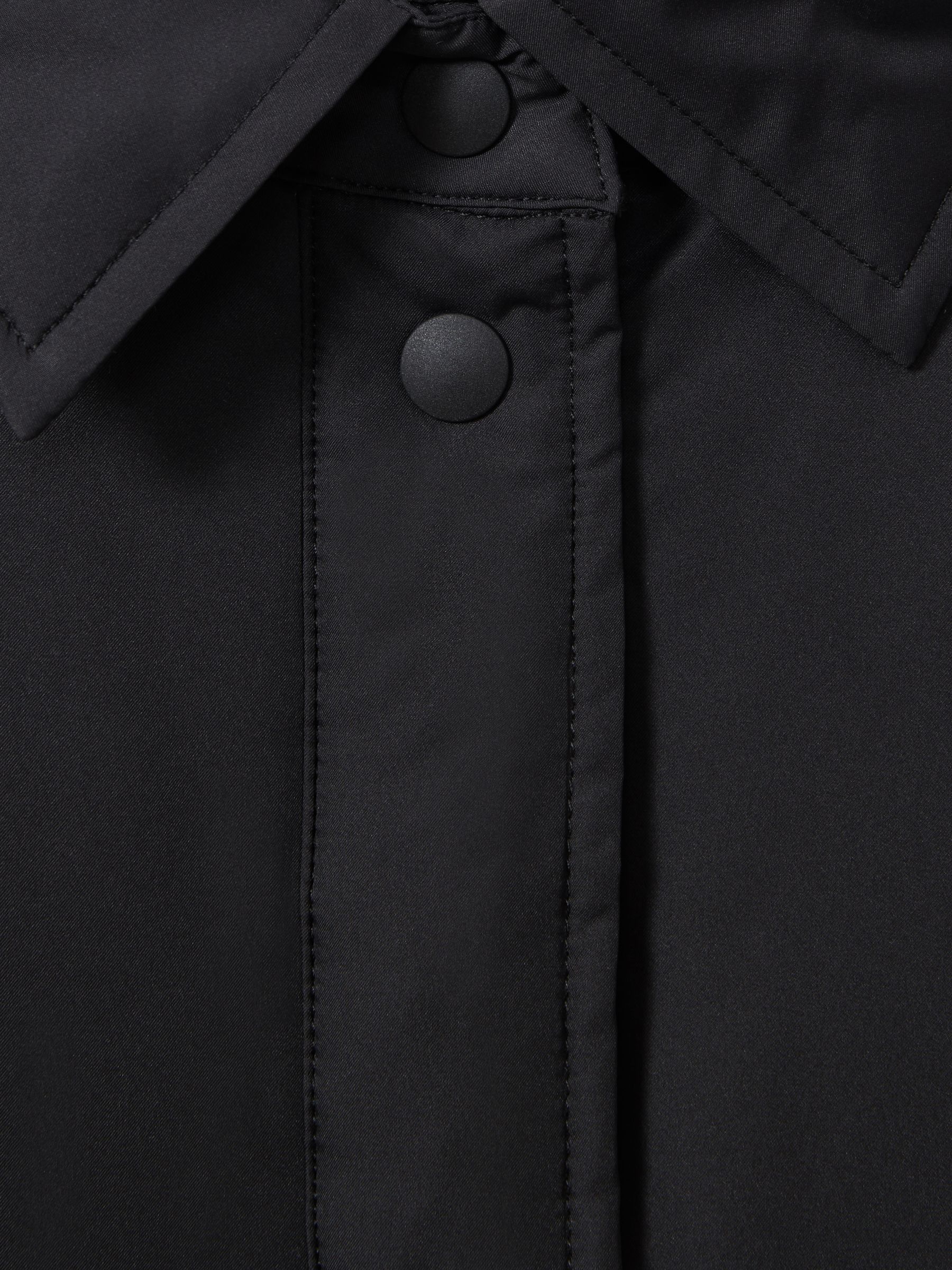 Scandinavian Edition Padded Shirt Jacket in Black - Image 6 of 6