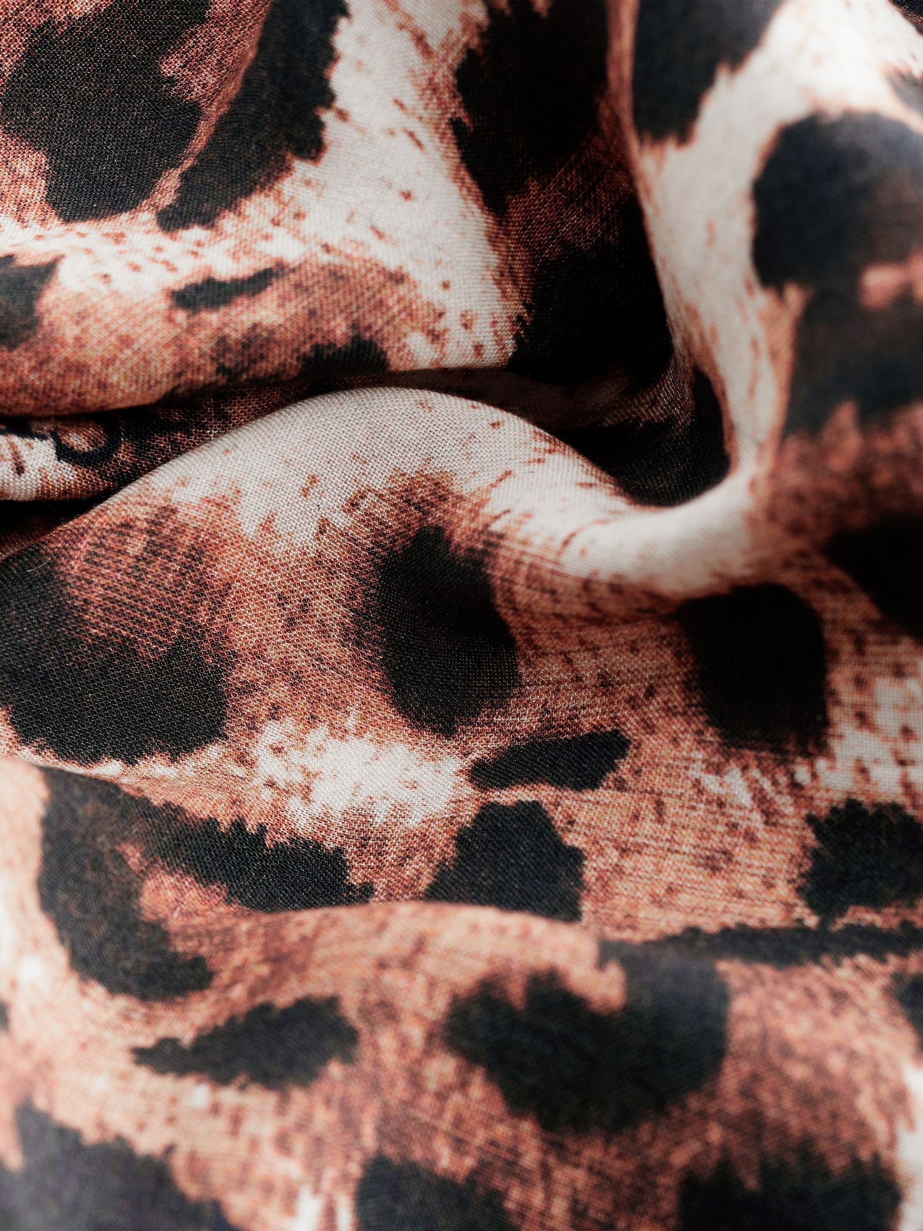Brown Modal Leopard Maxi Dress Coverup - Image 7 of 7
