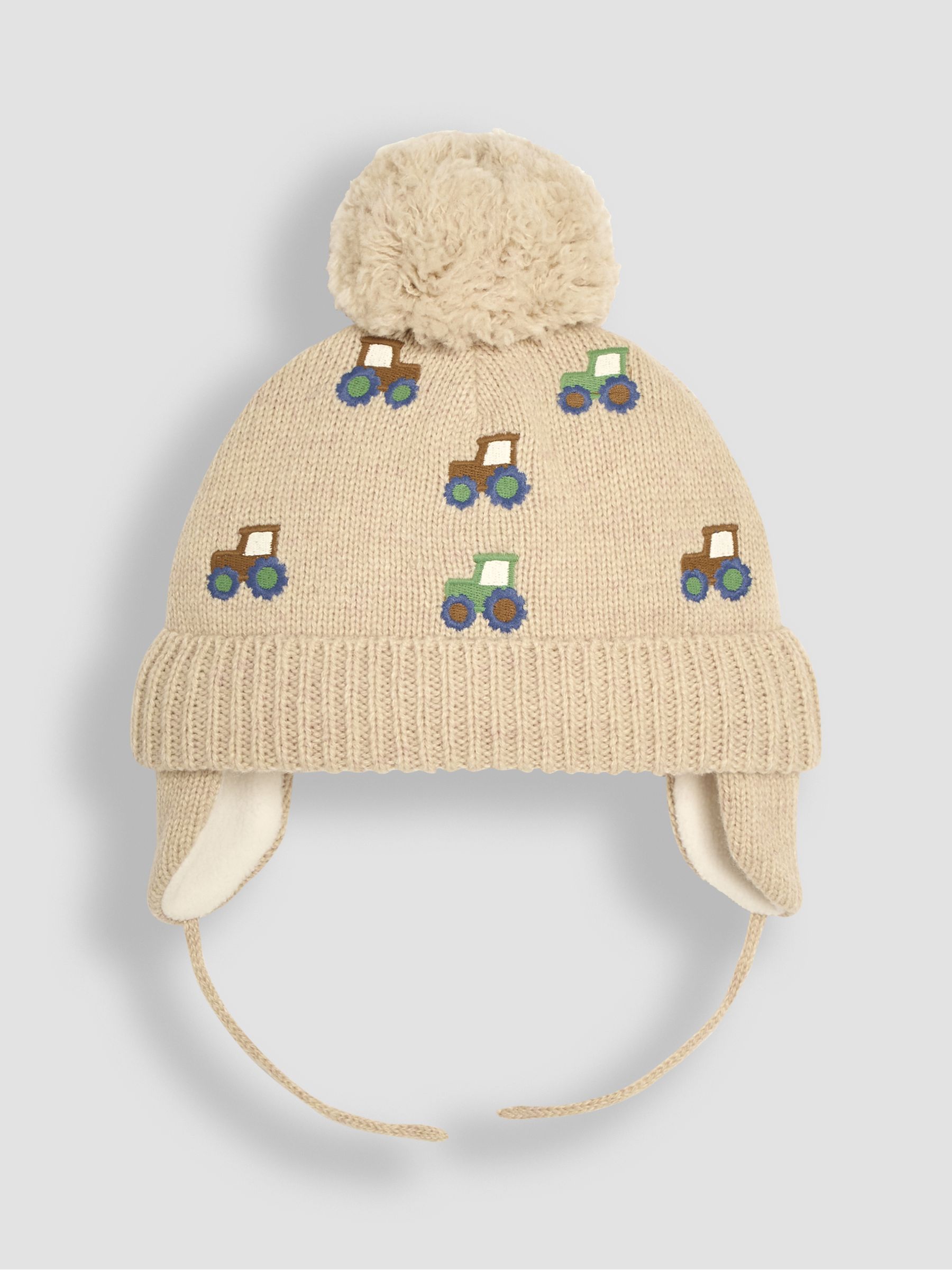 Natural Embroidered Hat - Image 1 of 3