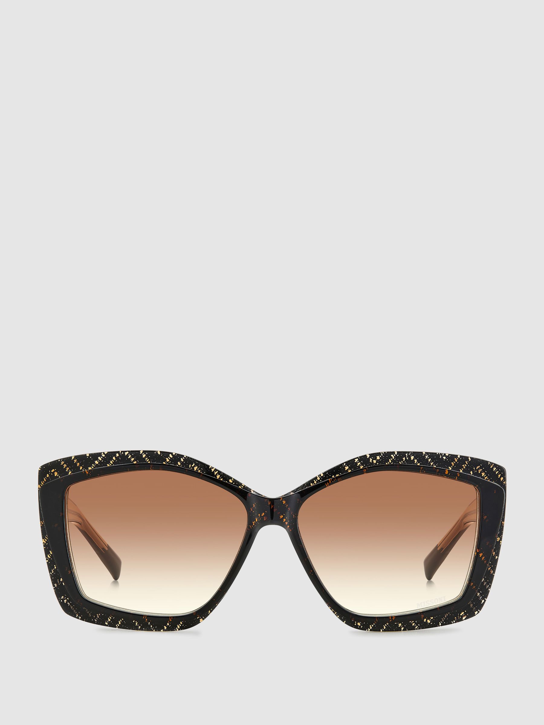 Missoni Eyewear Square Detail Sunglasses in Brown - Image 1 of 4