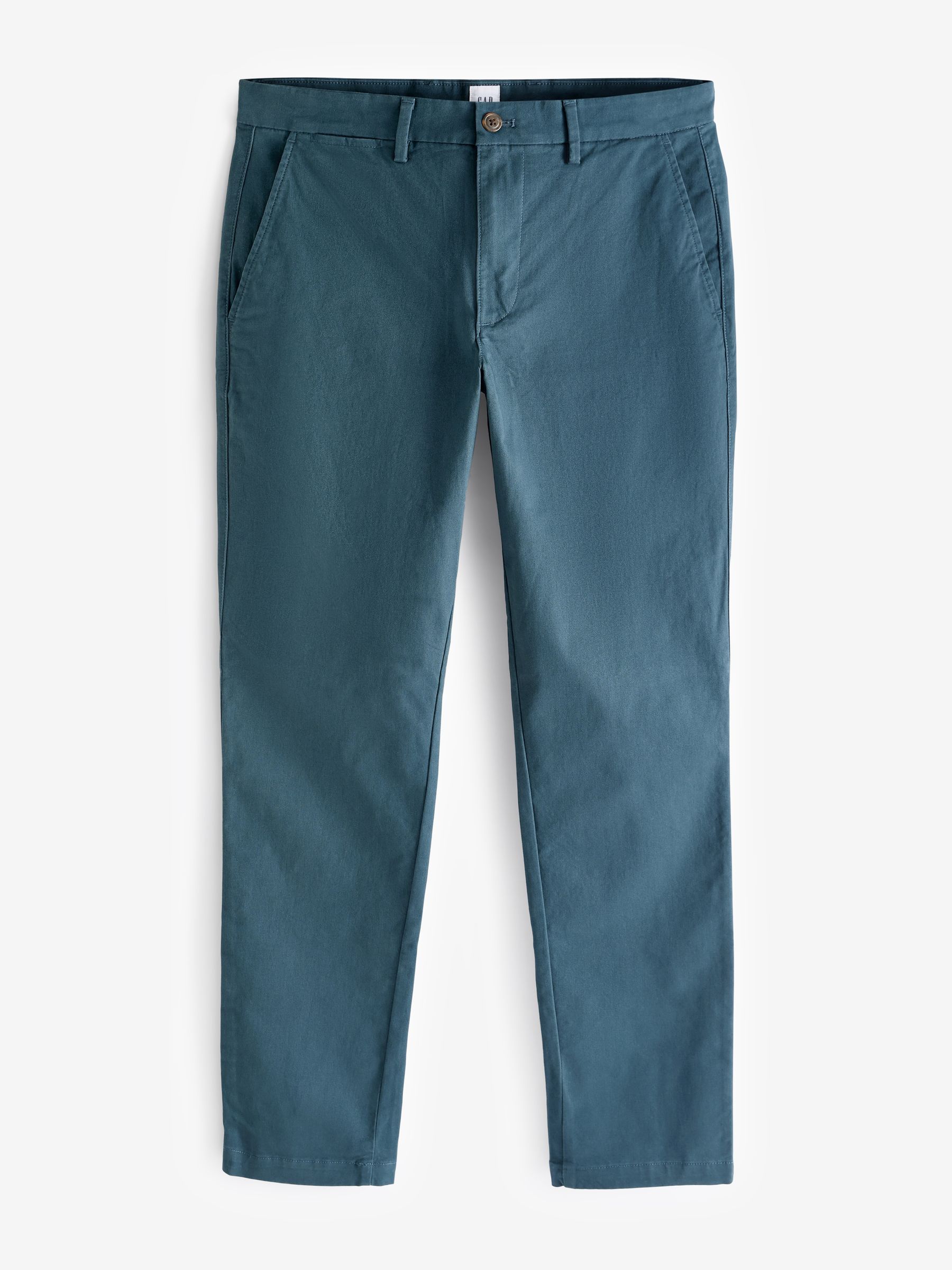 Blue Slim Fit Stretch Essential Chino Trousers - Image 3 of 6