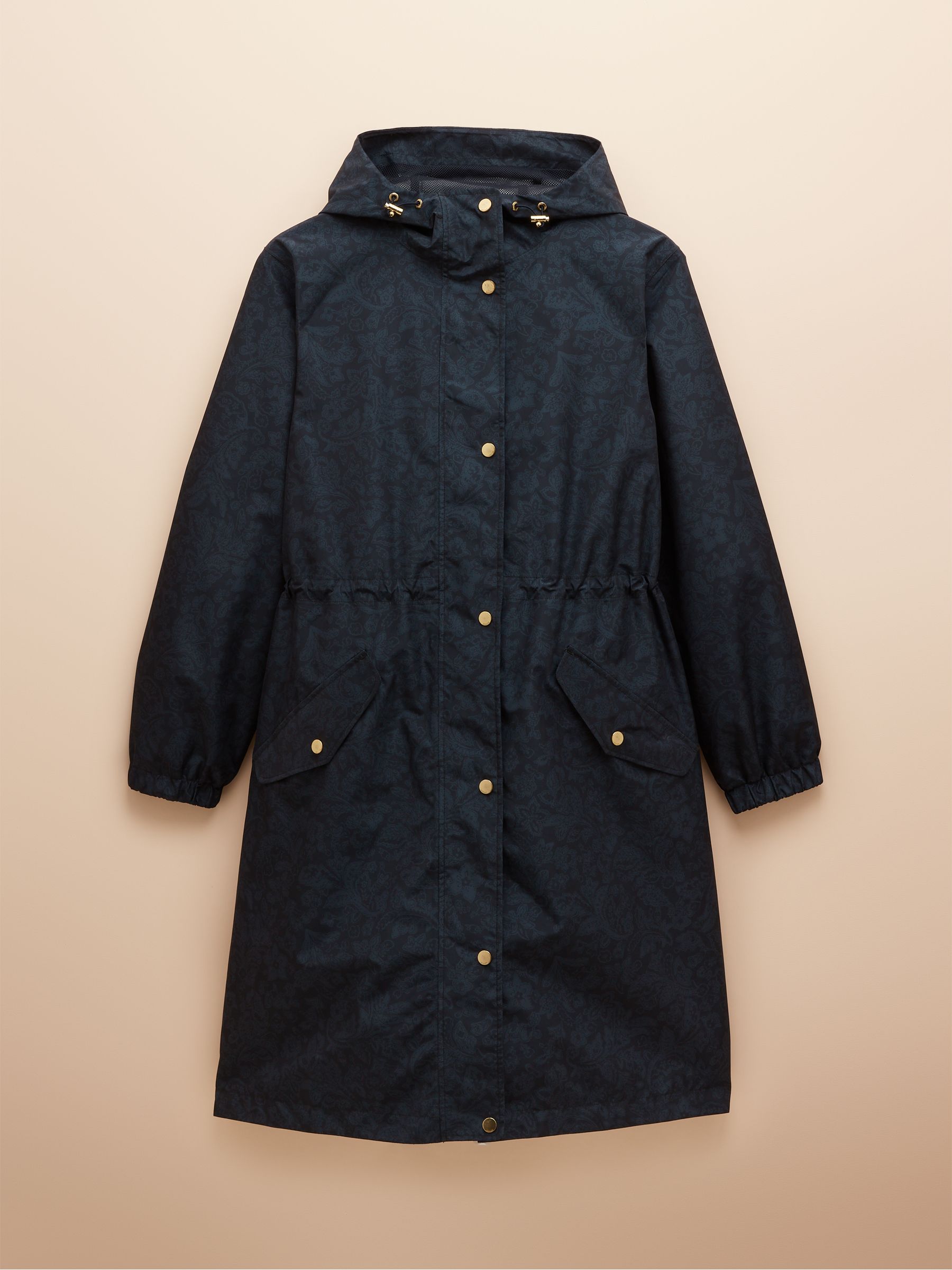 Holkham Navy Blue Waterproof Packable Raincoat With Hood - Image 8 of 10
