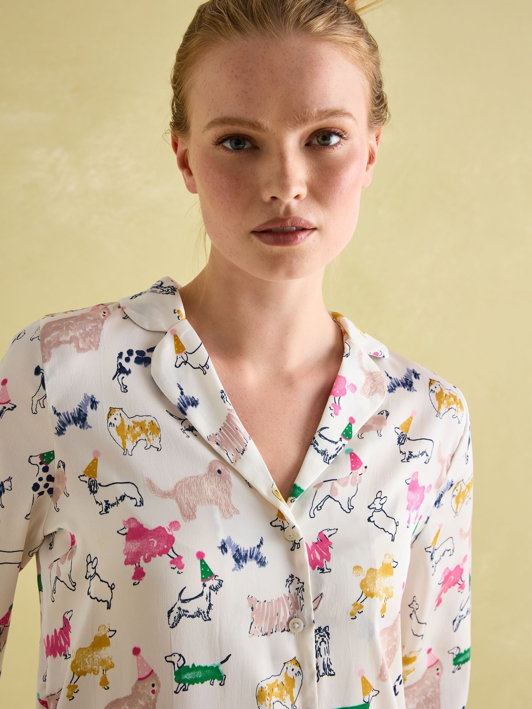 Bonnie Cream Satin Pyjama Set - Image 4 of 7