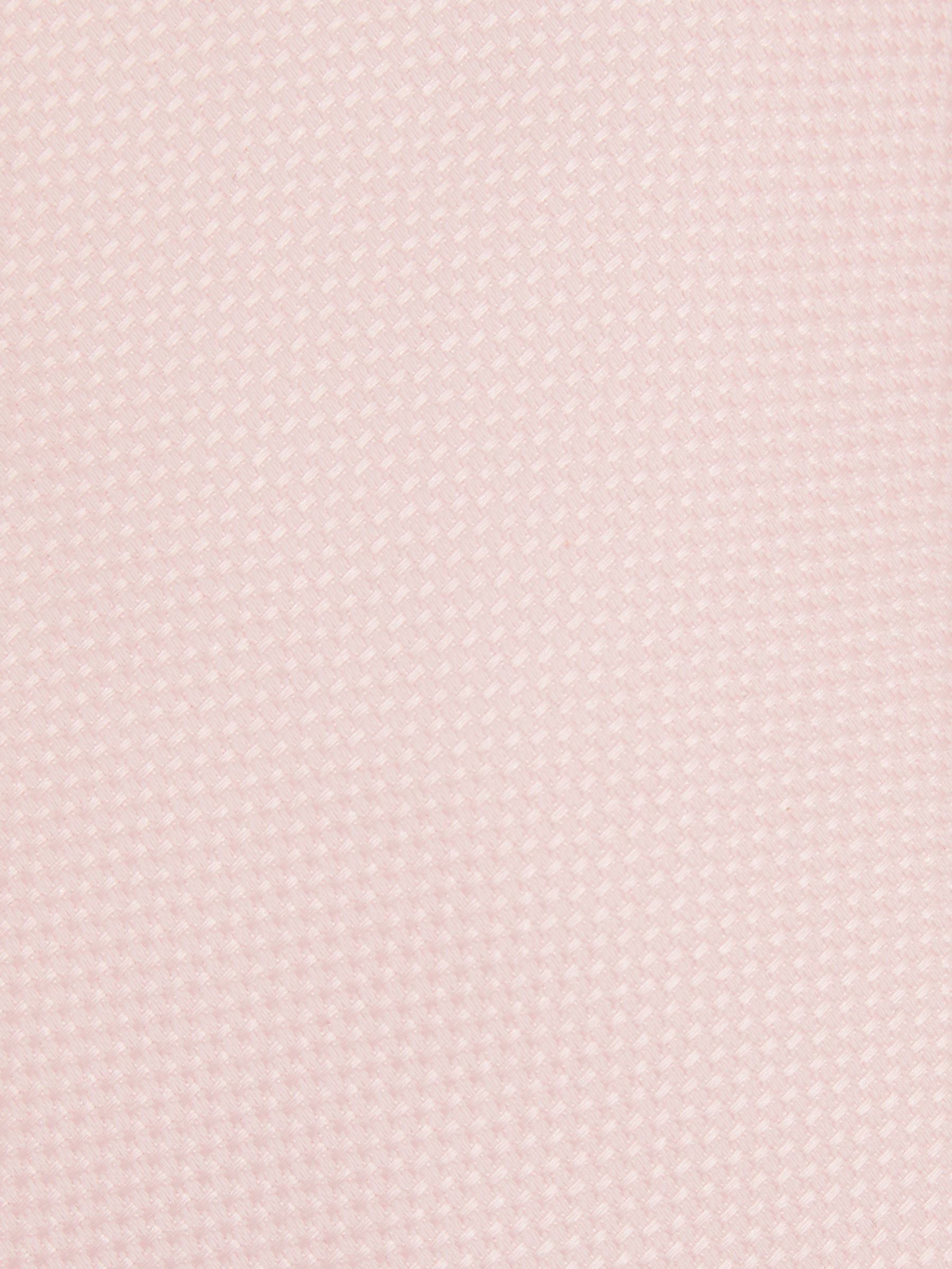 Textured Silk Blend Tie in Light Pink - image 2