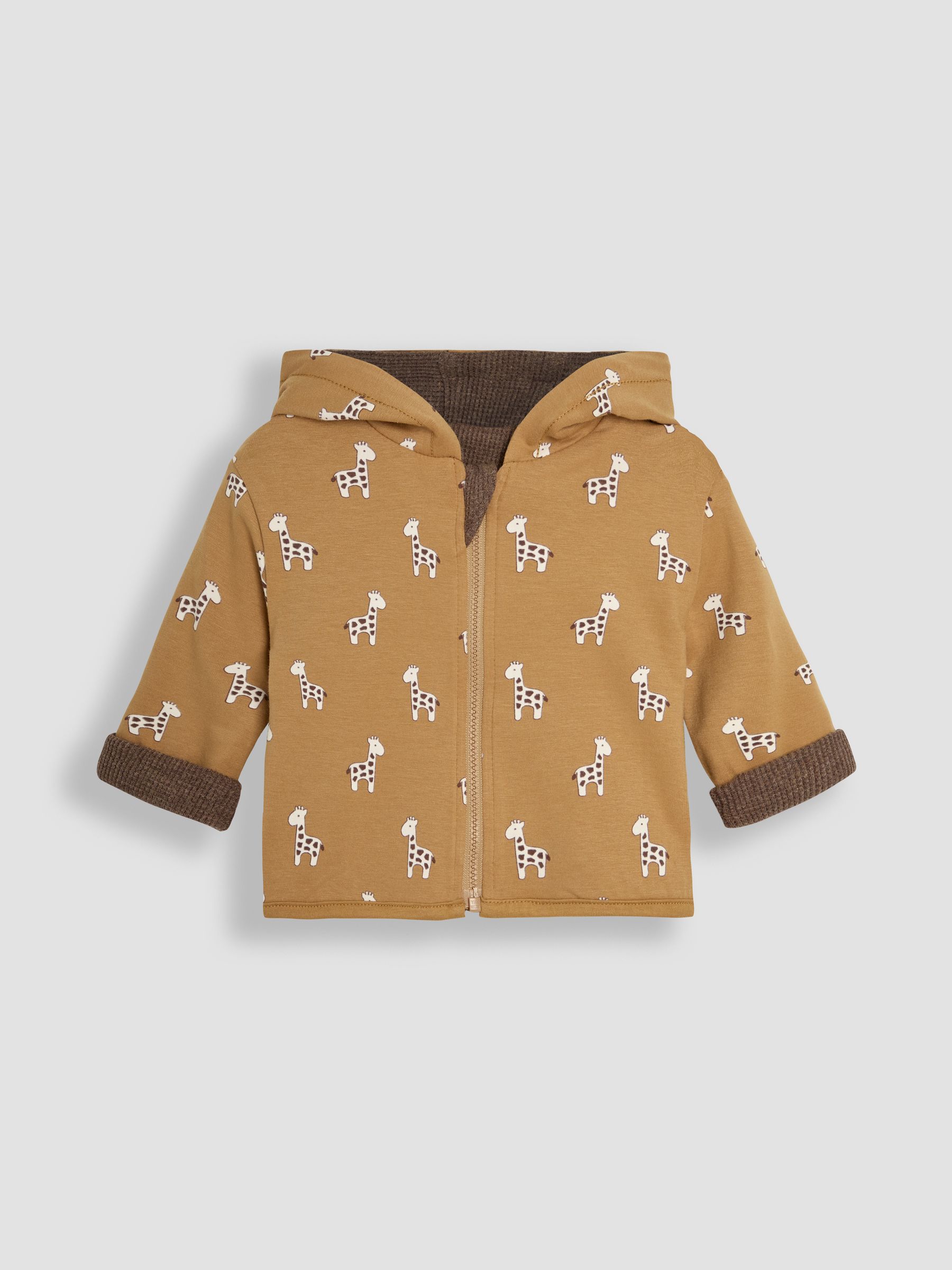 Brown Baby Giraffe Hooded Set 3 Piece - Image 8 of 10