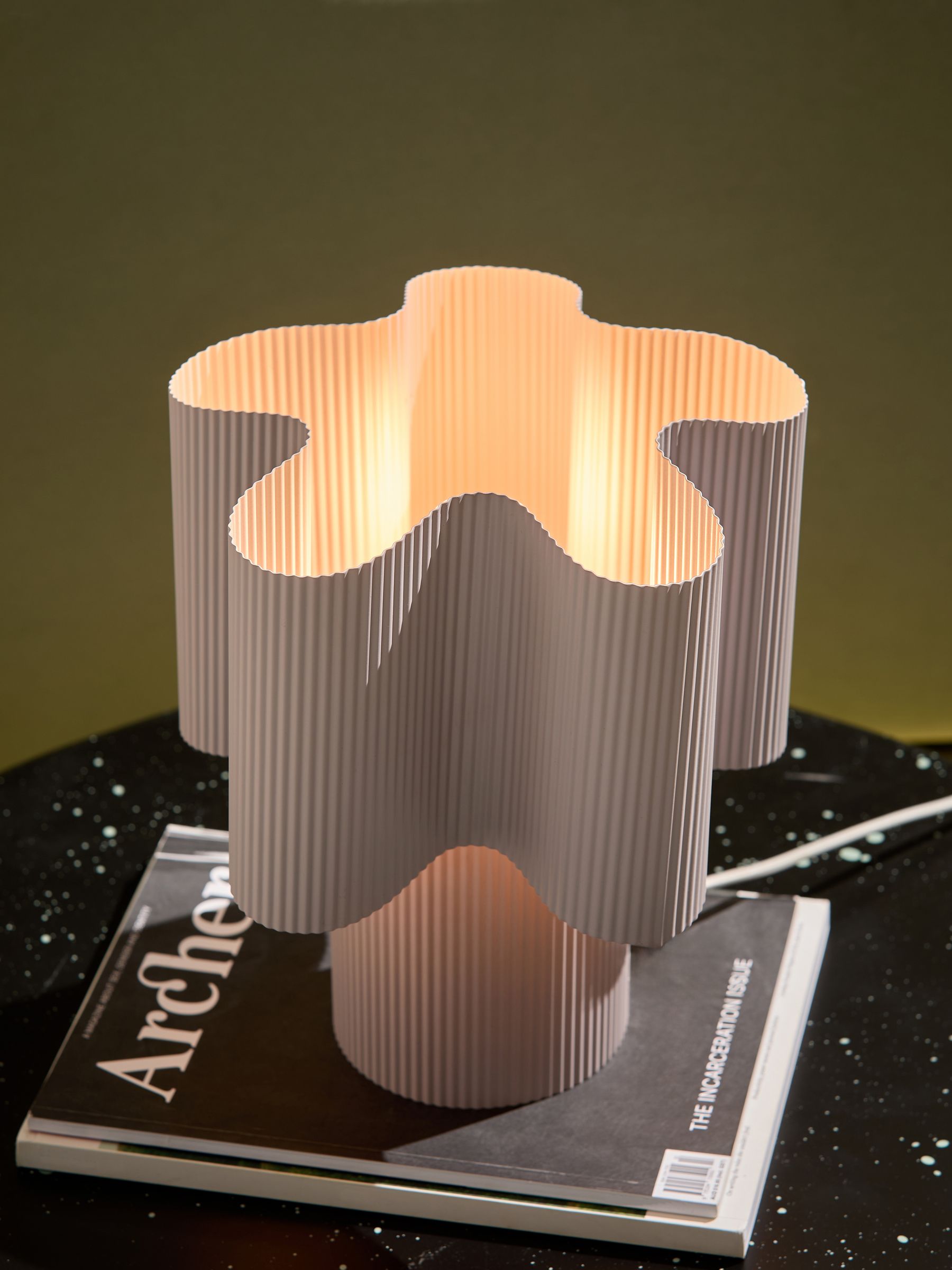 Sydney Table Lamp in Lilac Purple - Image 2 of 5