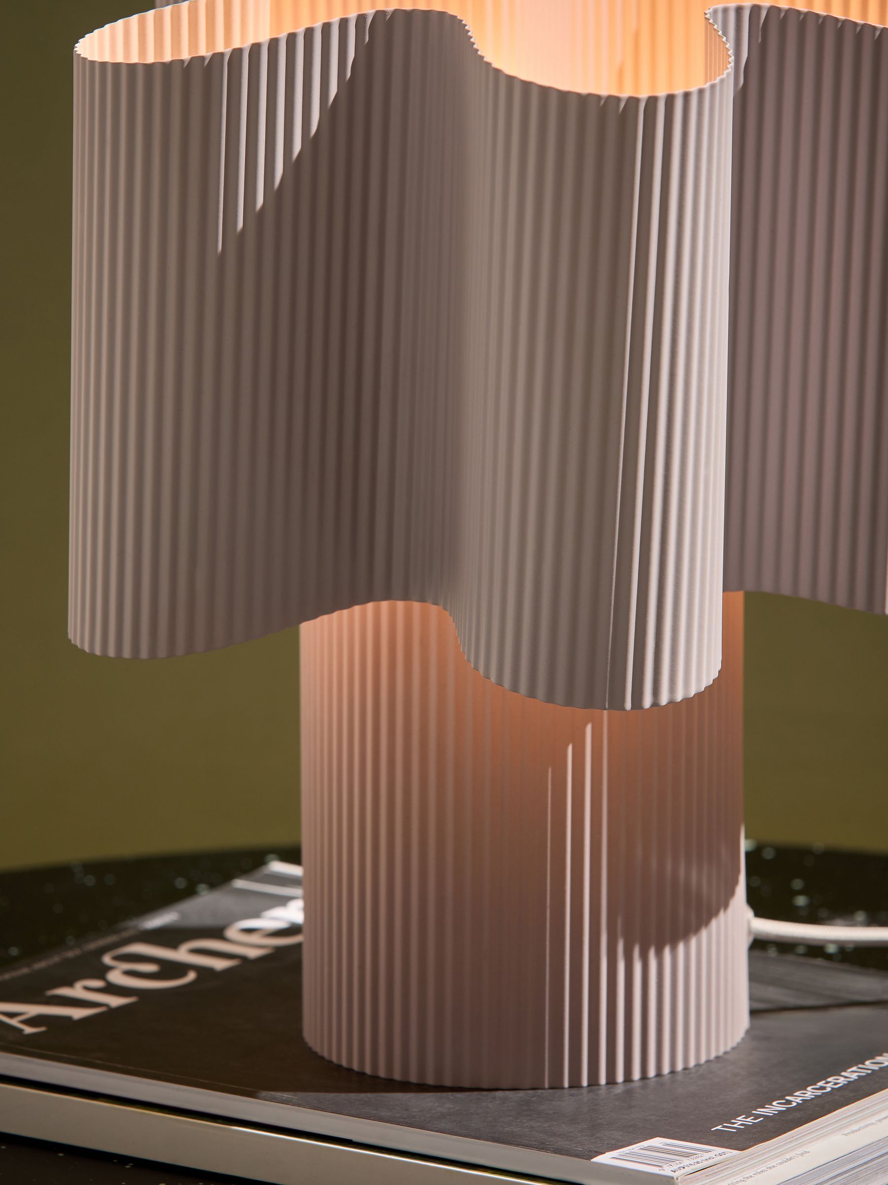 Sydney Table Lamp in Lilac Purple - Image 3 of 5
