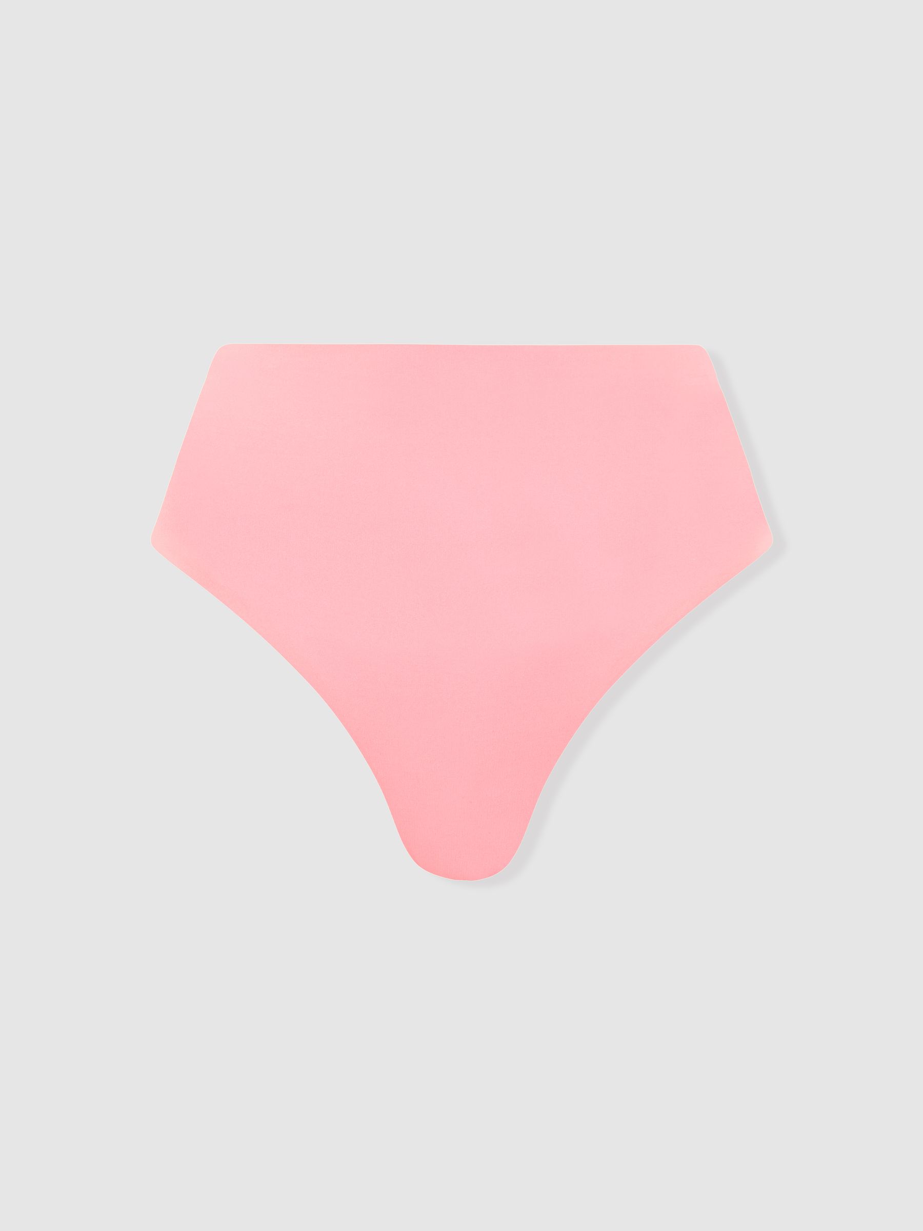 Bondi Born High Rise Bikini Bottoms in Pink - Image 1 of 2