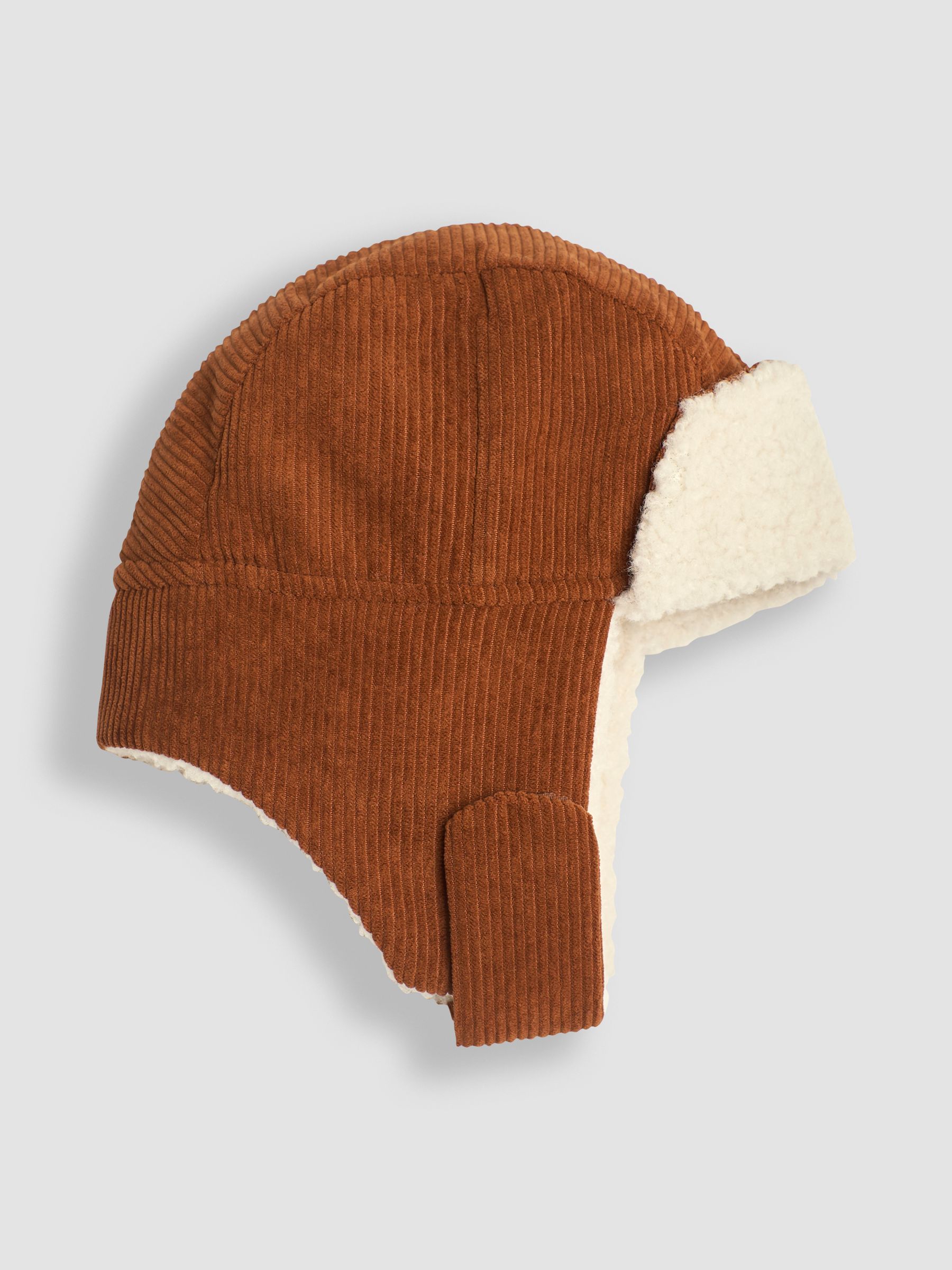 Rust Brown Cosy Cord Hat - Image 2 of 3