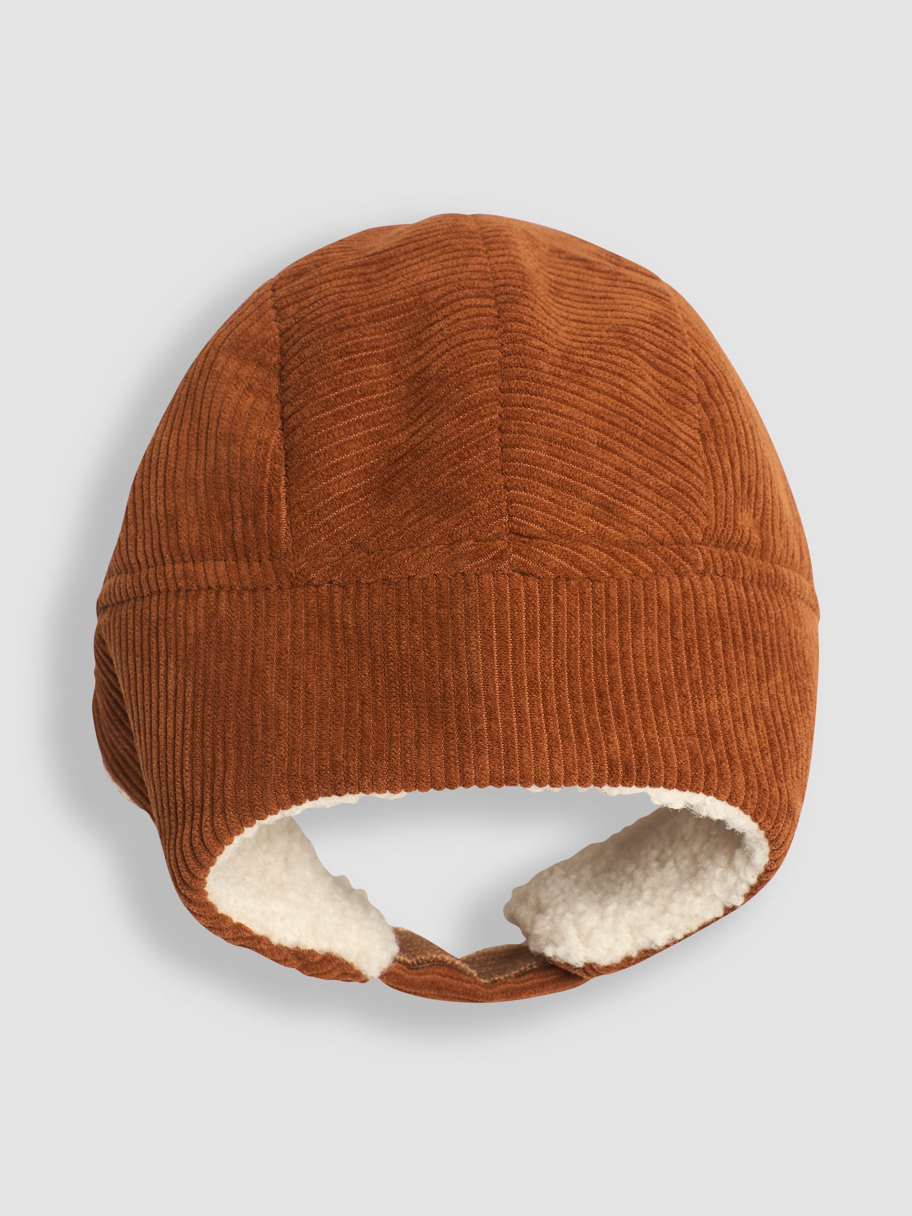 Rust Brown Cosy Cord Hat - Image 3 of 3