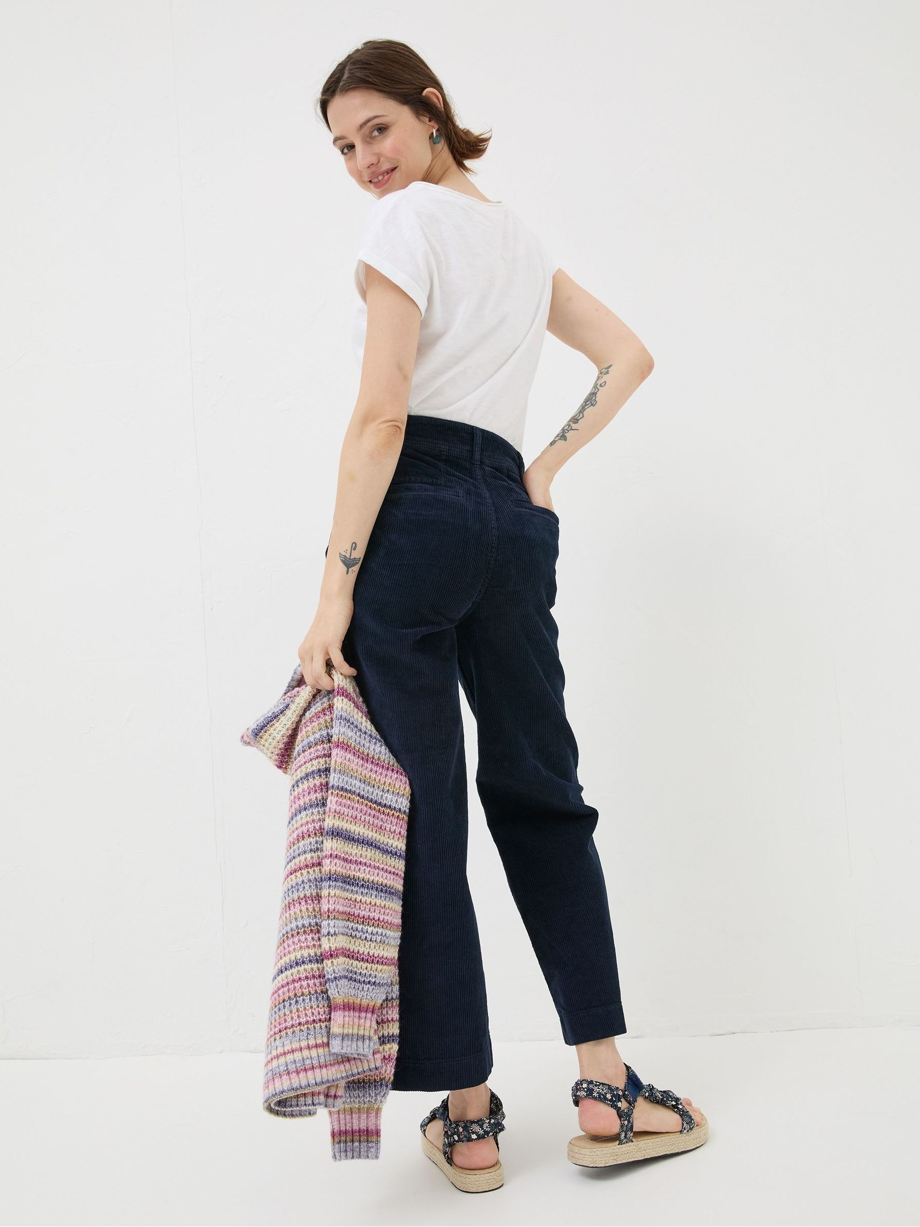 Blue Keswick Cord Trousers - Image 2 of 5