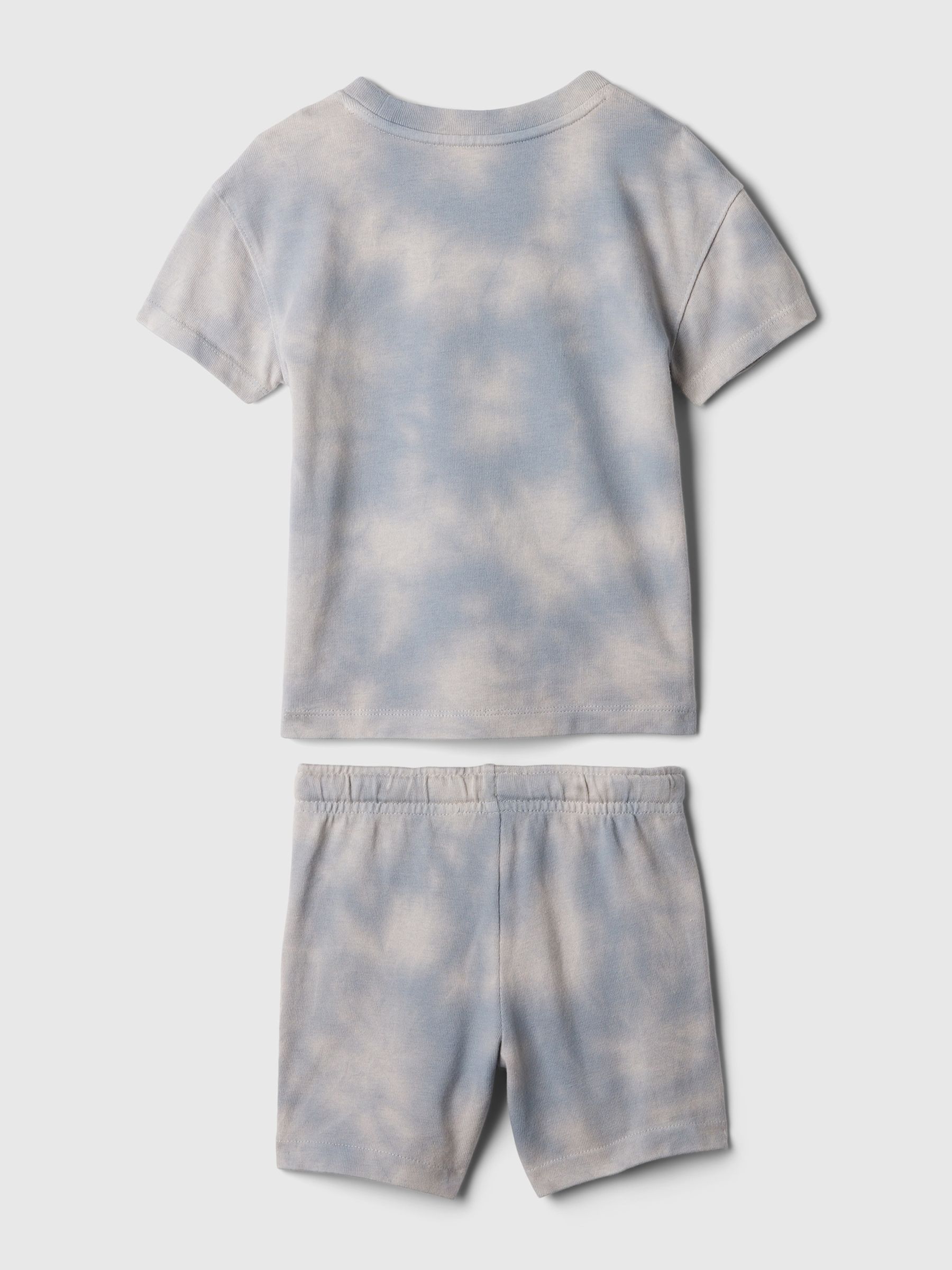 Grey Tie-Dye Shorts Set (12mths-5yrs) - Image 2 of 2