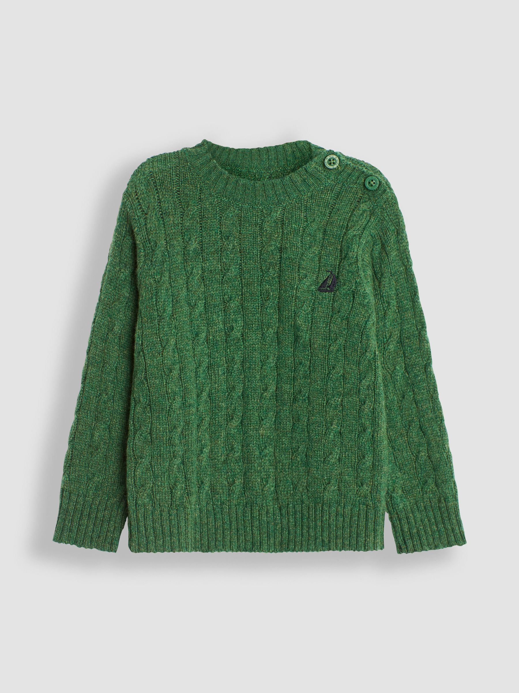 Khaki Green Cable Jumper - Image 1 of 3
