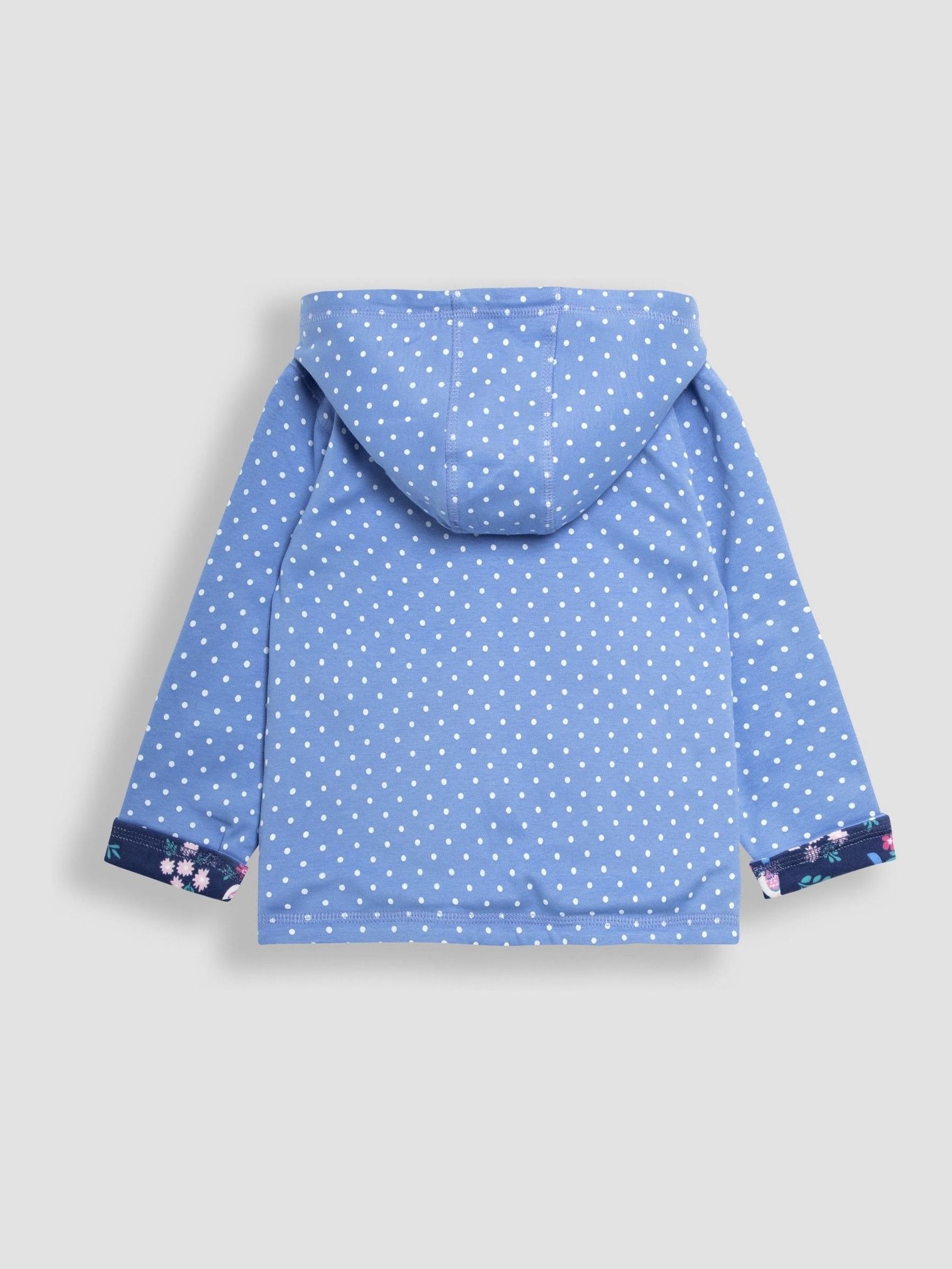 Blue Bird Appliqué Reversible Hoodie - Image 3 of 4