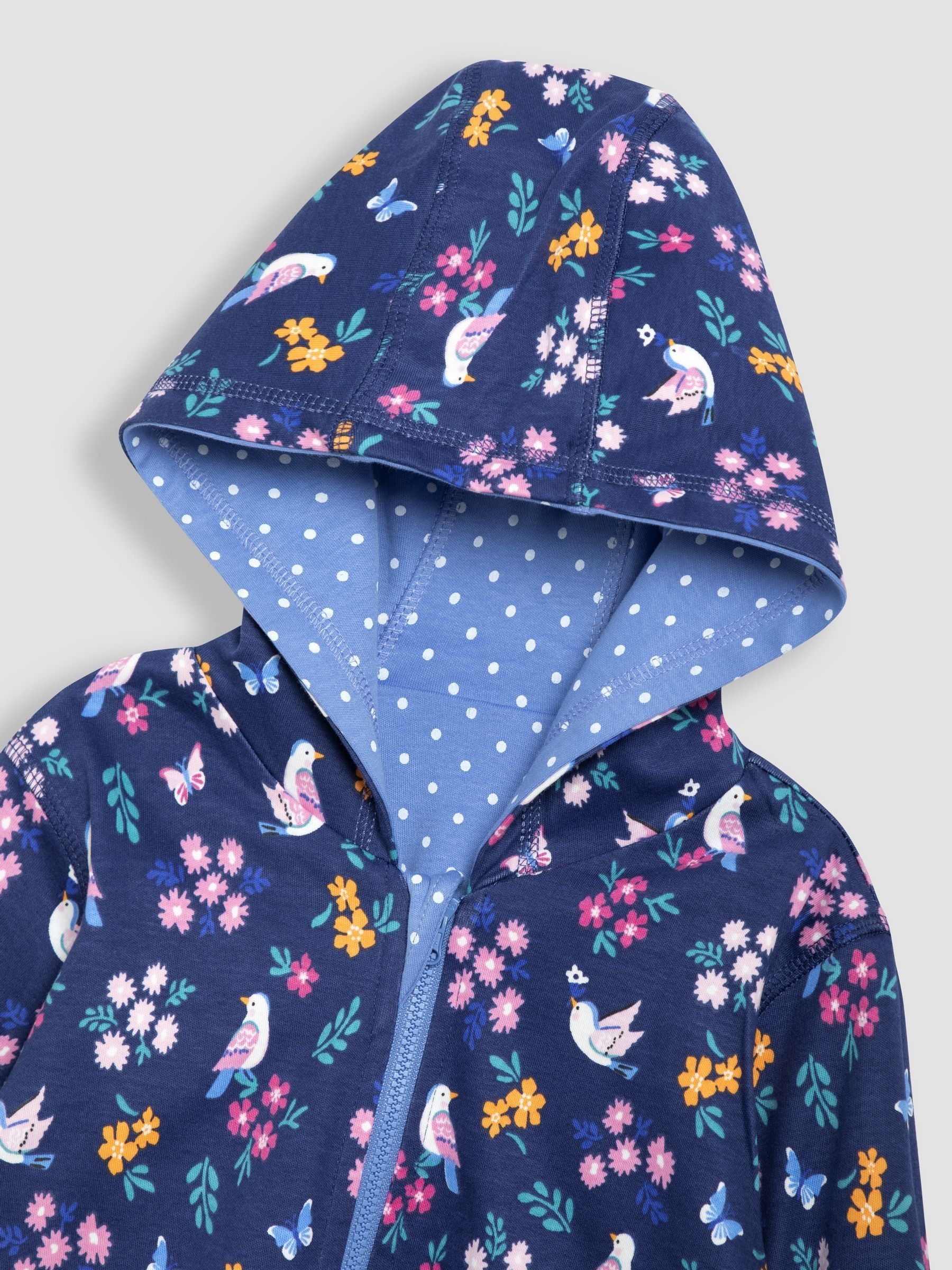 Blue Bird Appliqué Reversible Hoodie - Image 7 of 7