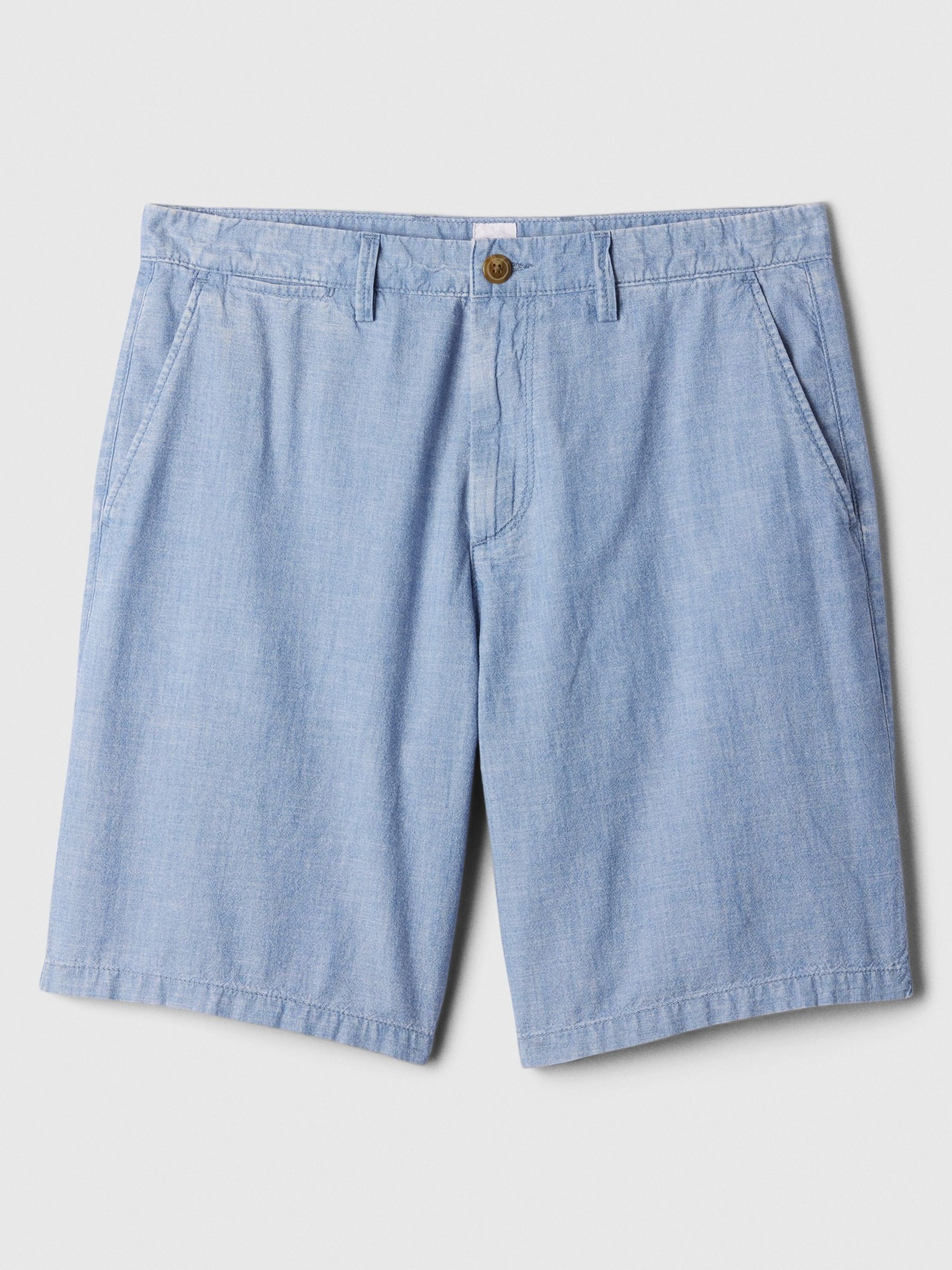 Light Blue 9" Chino Shorts - Image 4 of 4