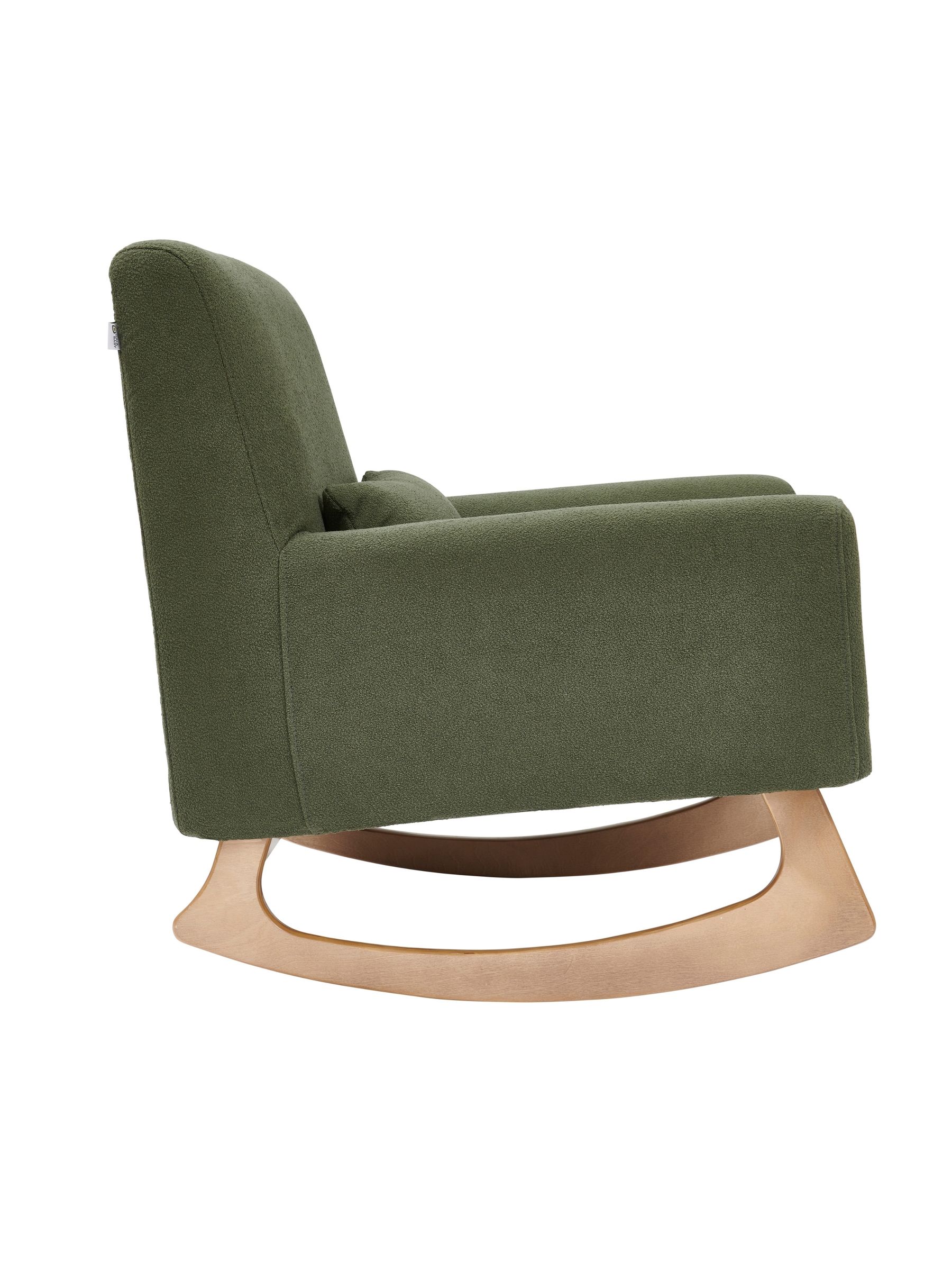 Gaia Baby Forest Green Nursing Rocking Chair with Footstool - Image 5 of 6