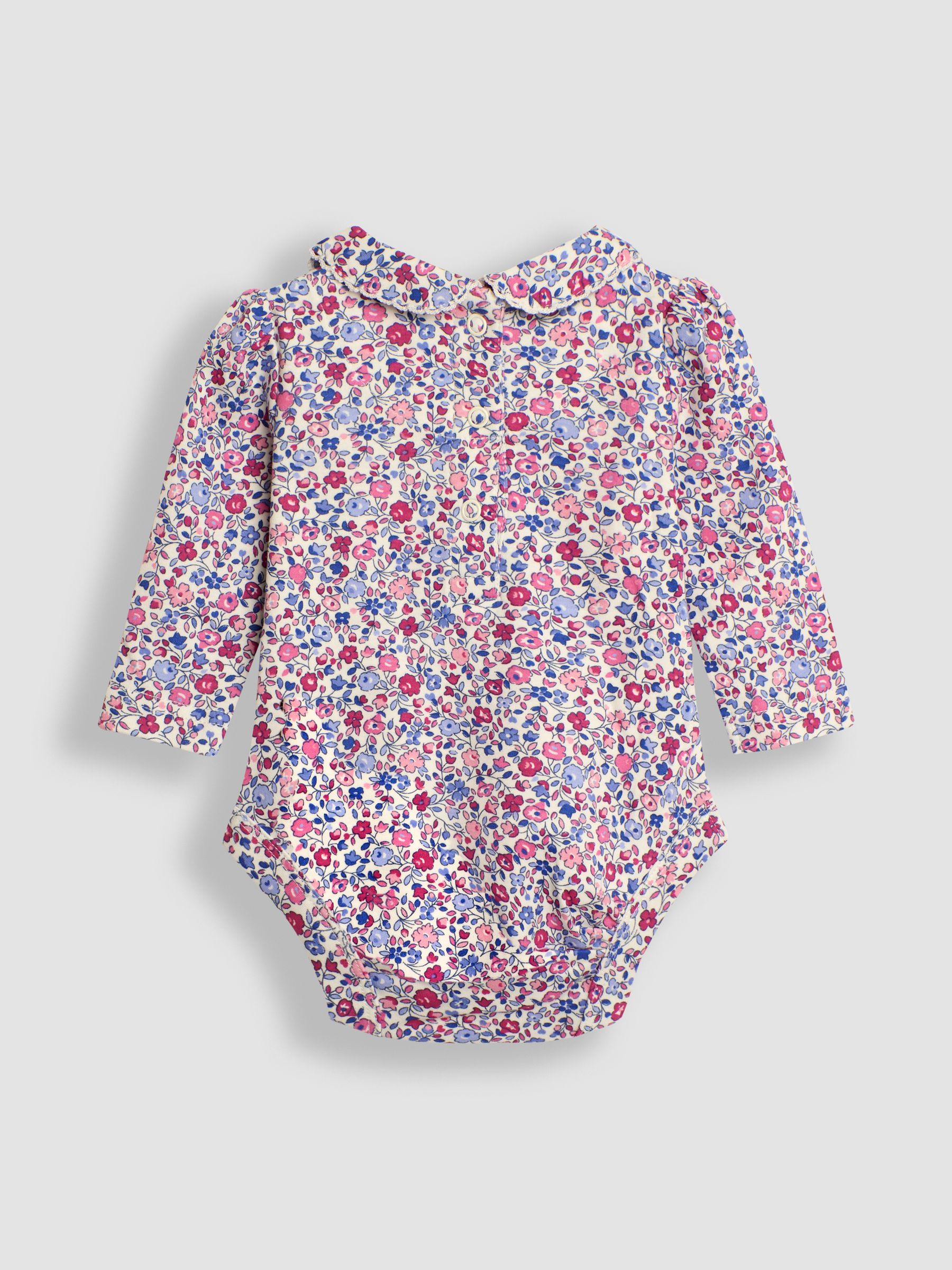 Berry Pink Ditsy Floral Peter Pan Body - Image 2 of 3