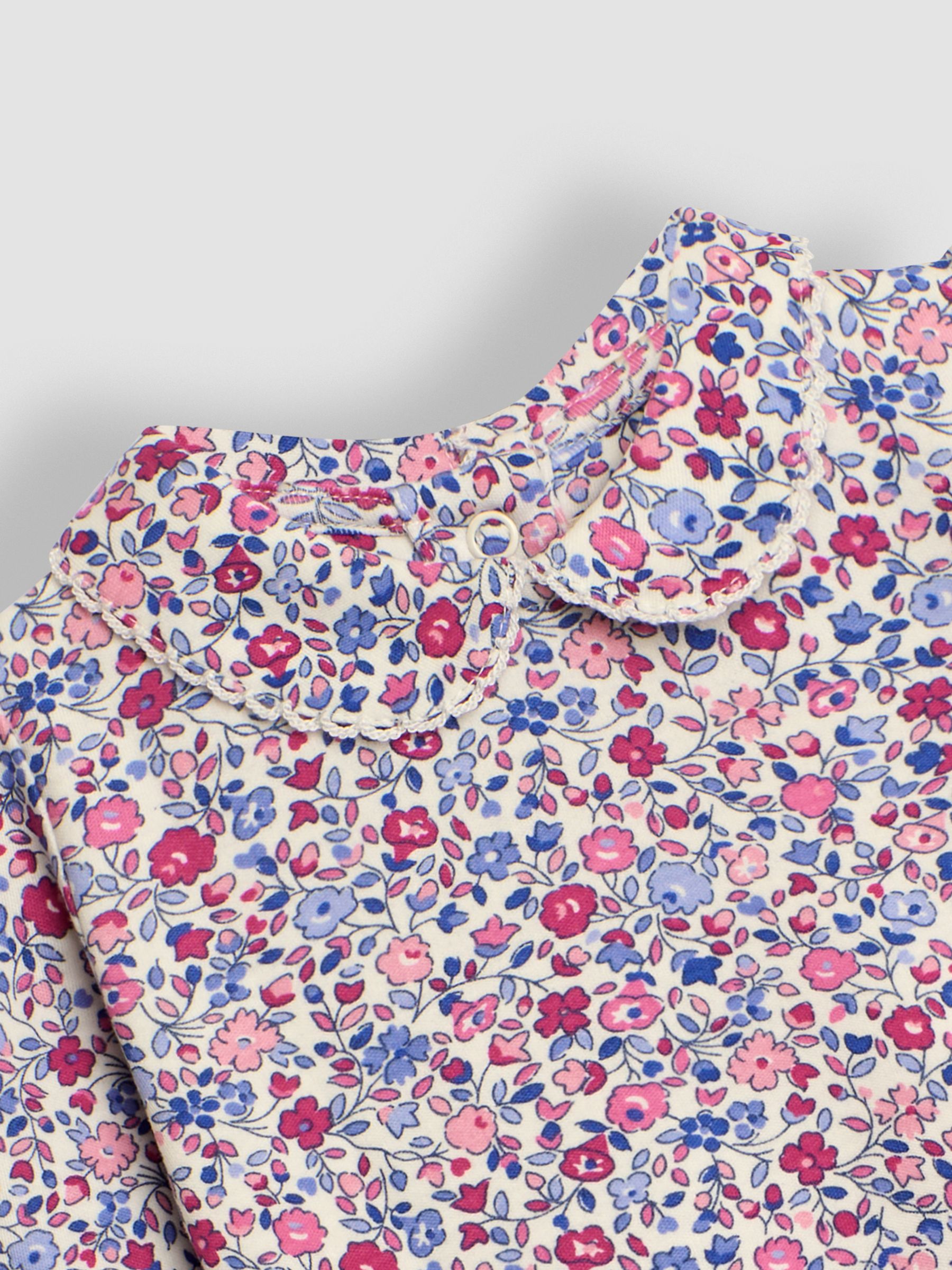 Berry Pink Ditsy Floral Peter Pan Body - Image 3 of 3