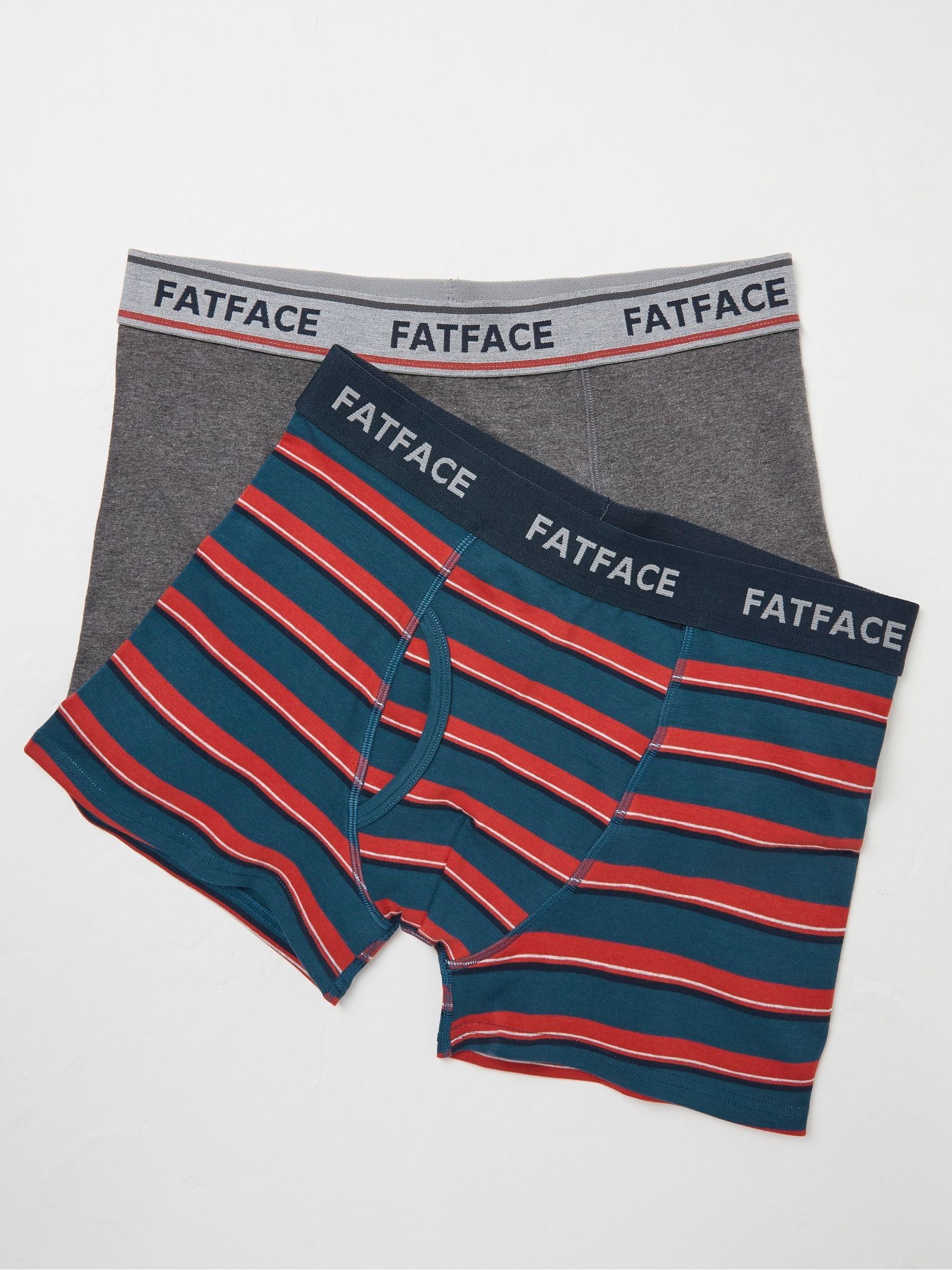 Kingston Green Stripe Boxers 2 Pack - Image 1 of 2