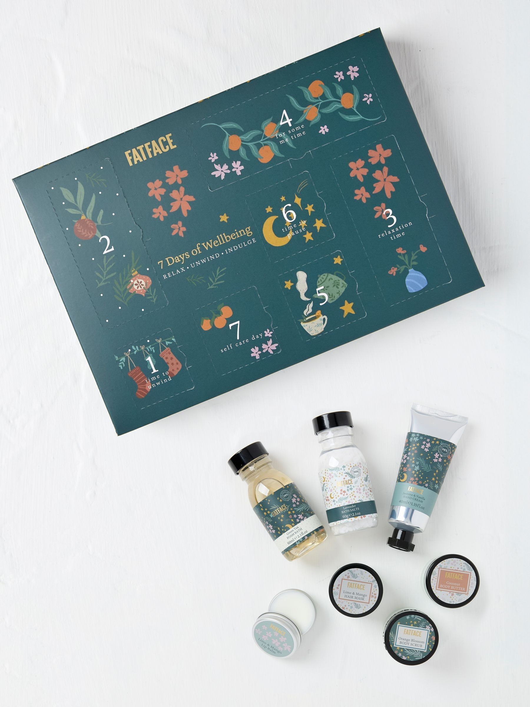 Multi Colour 7 Days of Pampering Gift Set - Image 1 of 3