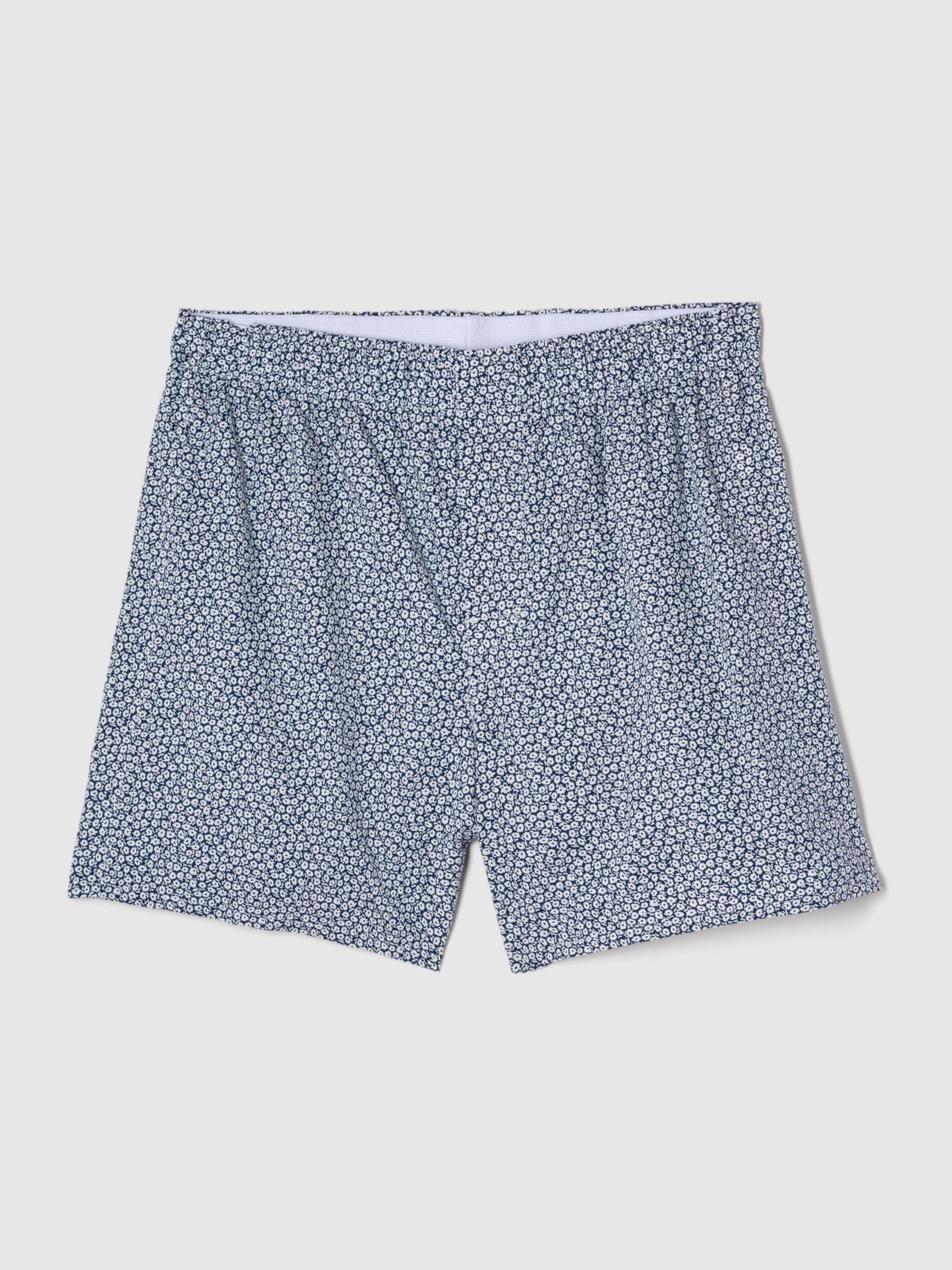 Blue Print Cotton Boxers 3 Pack - Image 2 of 4
