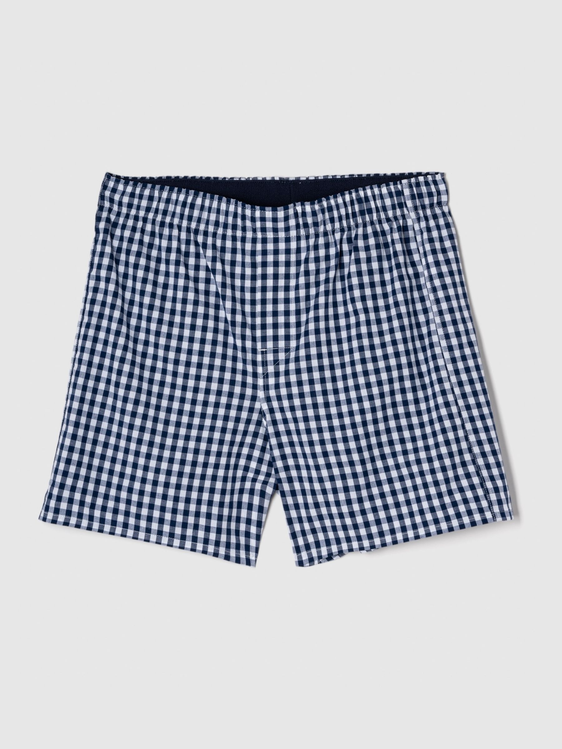 Blue Print Cotton Boxers 3 Pack - Image 3 of 4