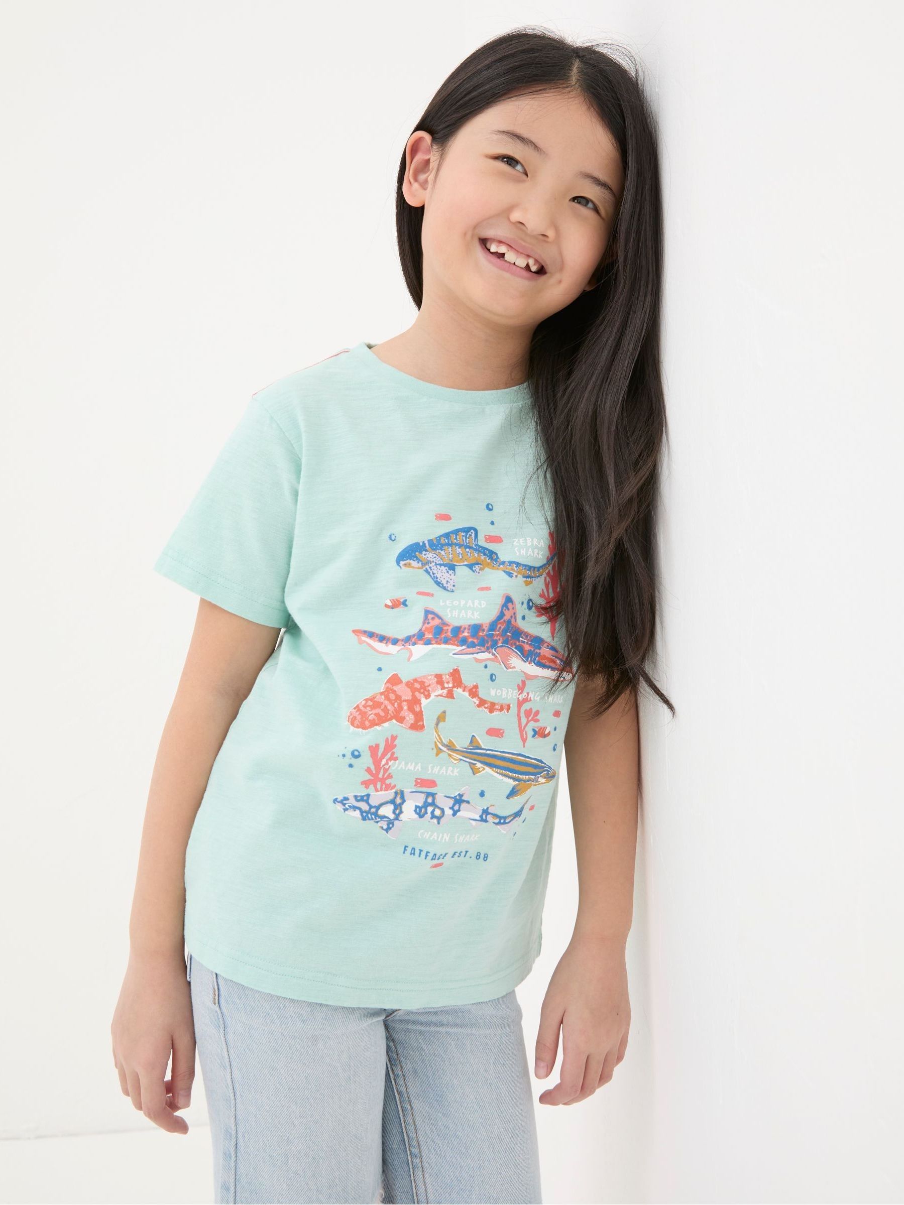 Green Shark Species T-Shirt - Image 1 of 4 Green Shark Species T-Shirt - Image 1 of 4