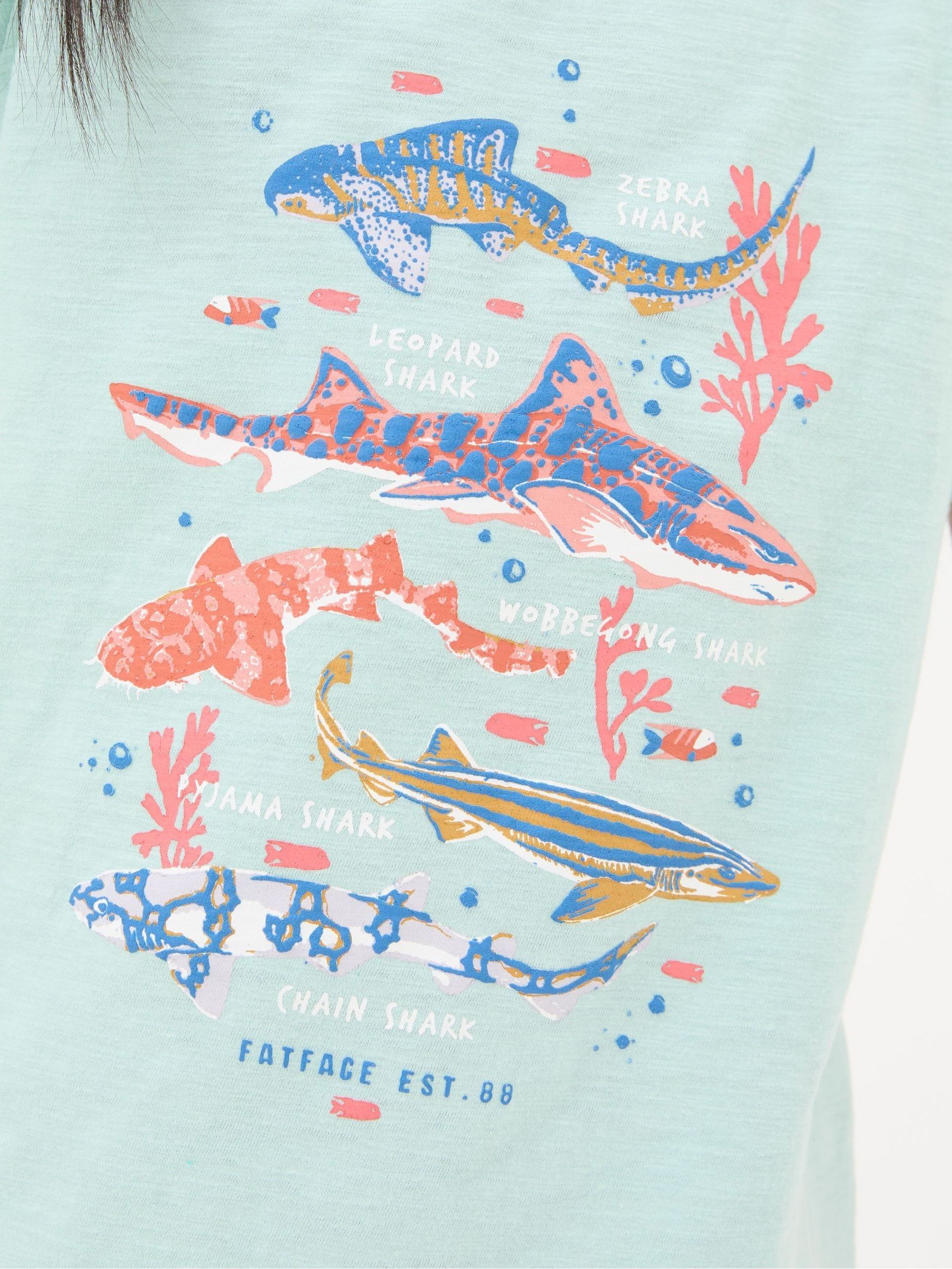 Green Shark Species T-Shirt - Image 4 of 4 Green Shark Species T-Shirt - Image 4 of 4