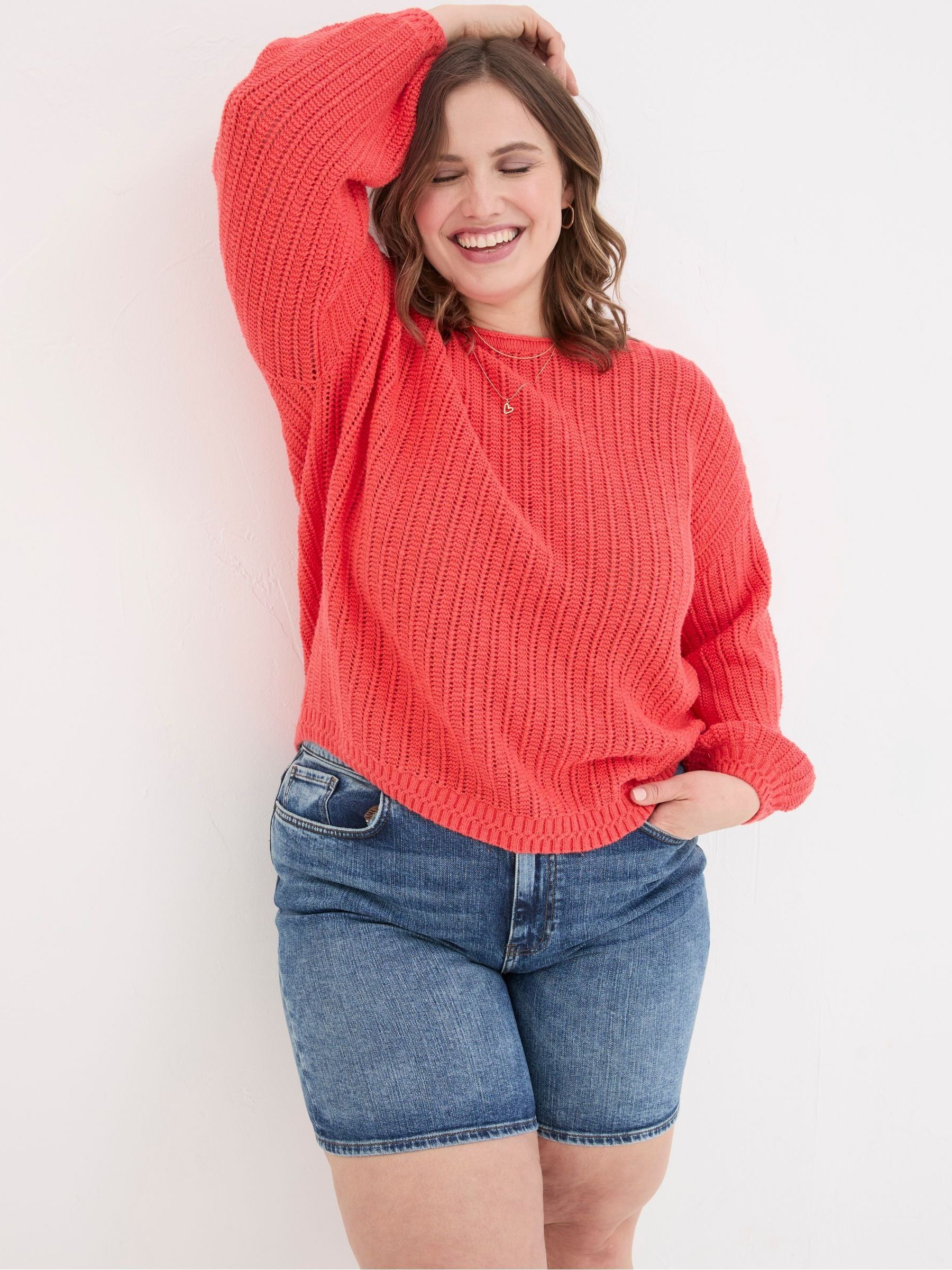 Anna Red Jumper - Image 4 of 6