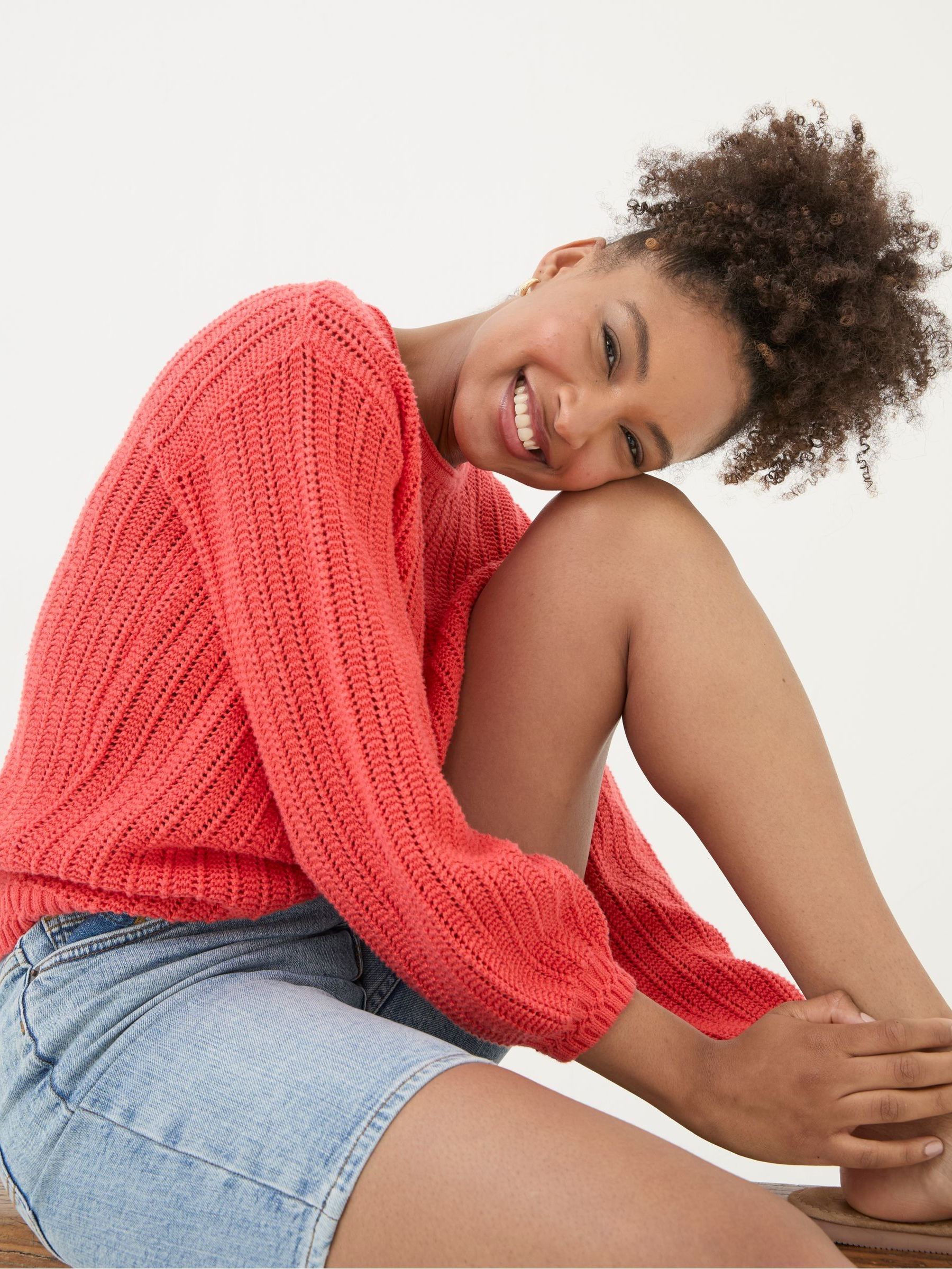 Anna Red Jumper - Image 5 of 6
