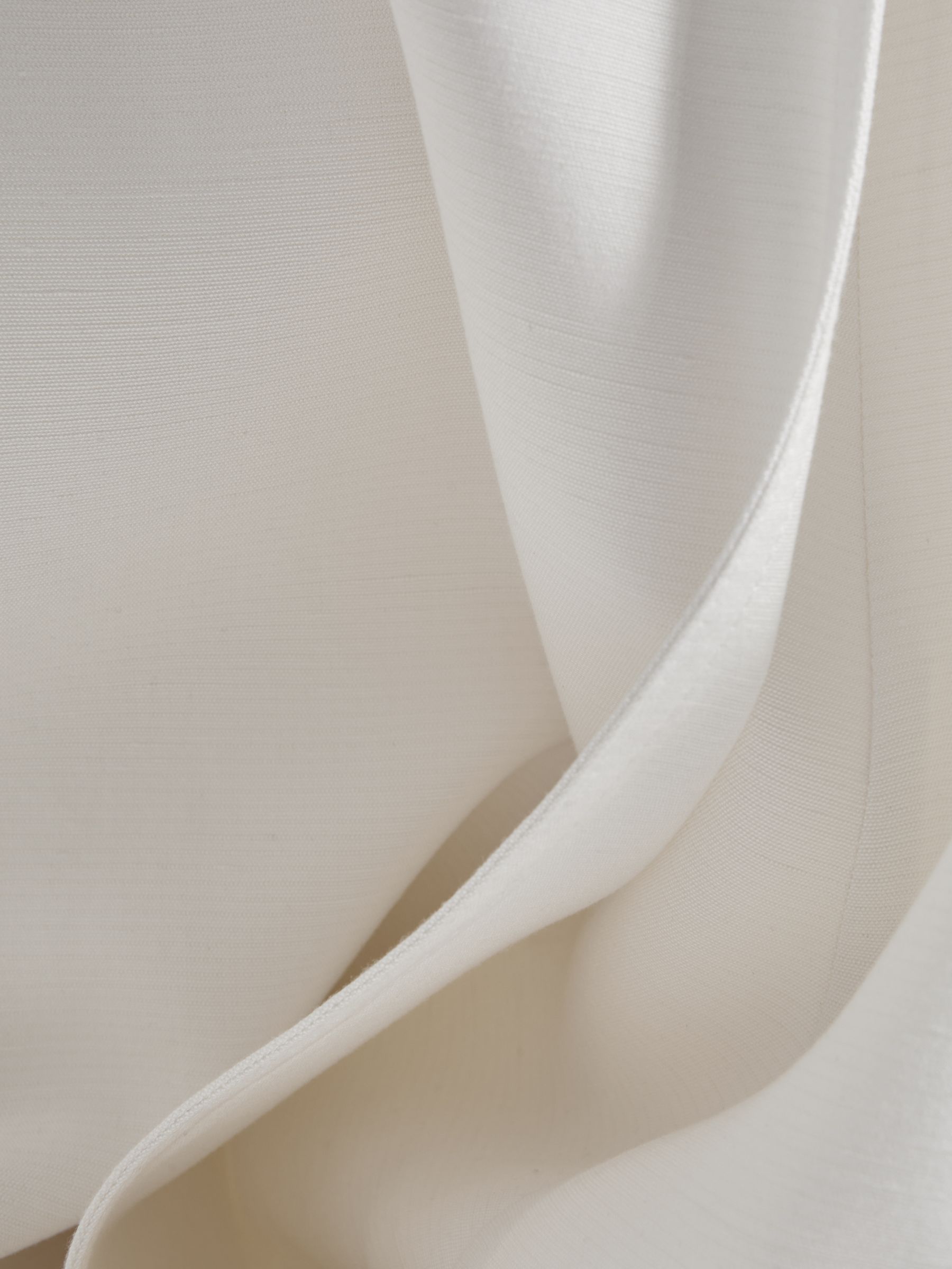 Atelier Italian Textured Wrap Dress with Silk in Off White - Image 5 of 6
