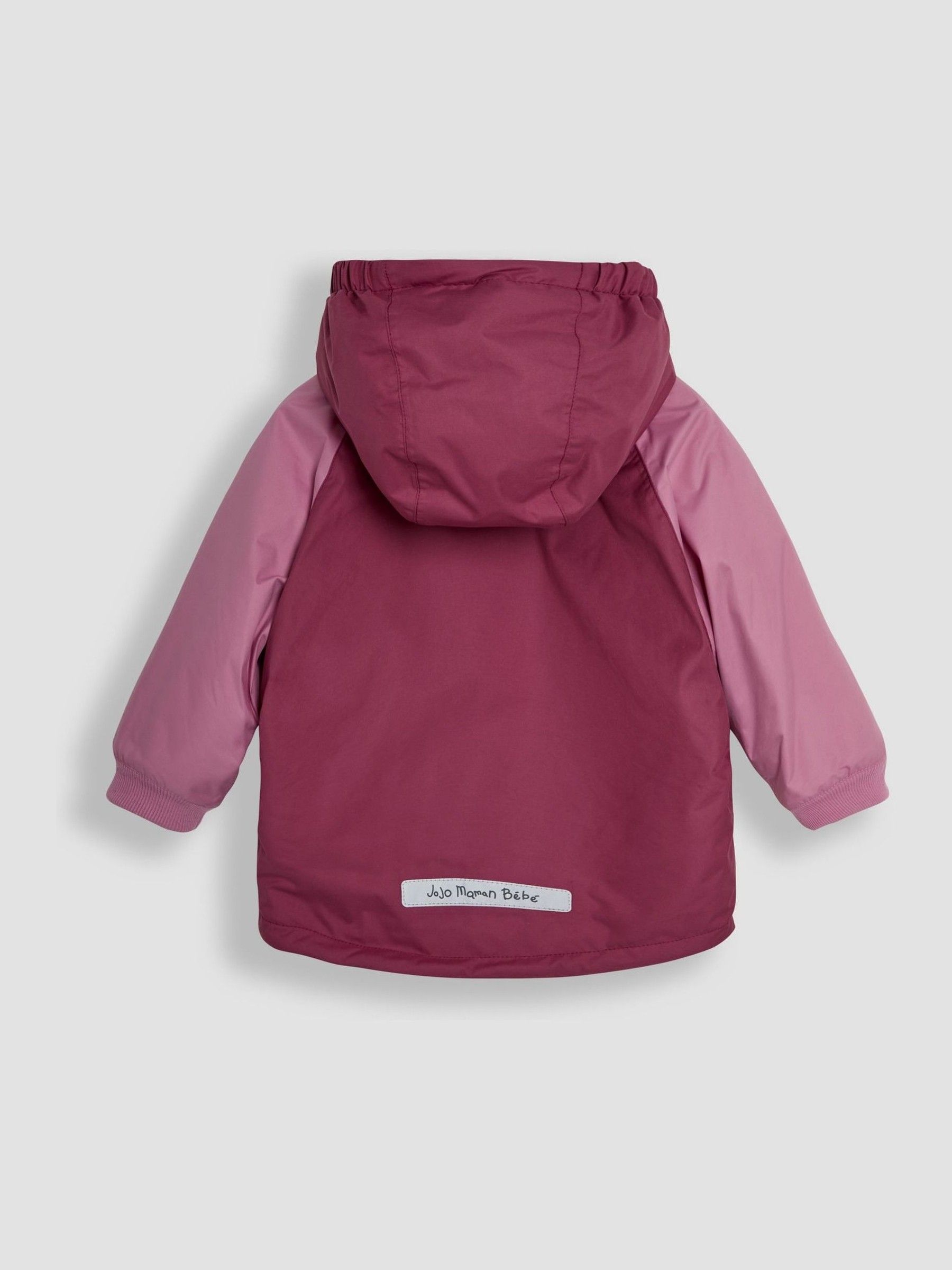 Pink Colour Block Reversible Sherpa Lined Jacket - Image 3 of 7