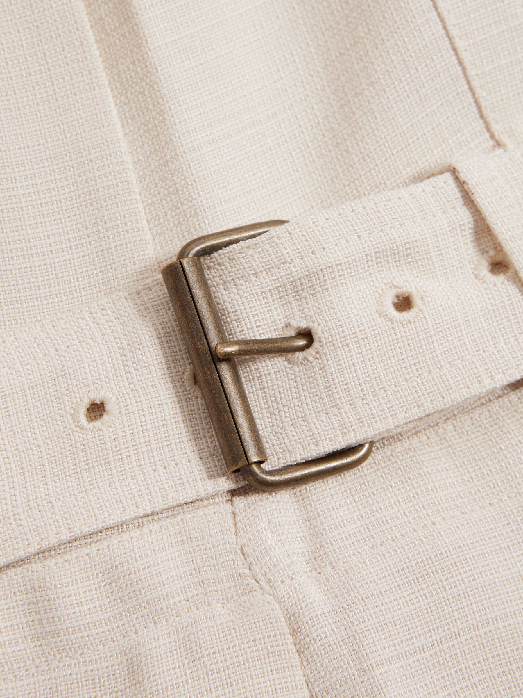 Polo Neck Shift Dress in Neutral - Image 5 of 5