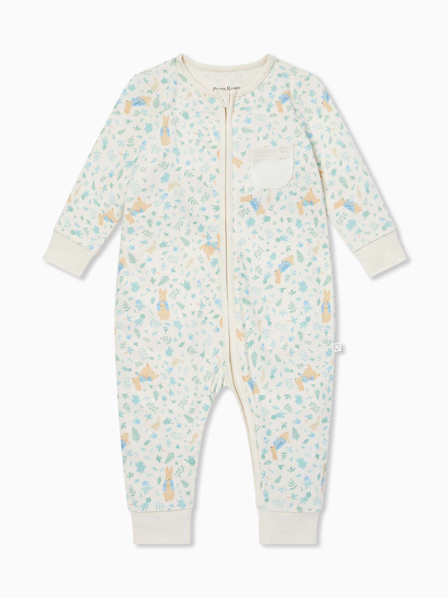 MORI Cream Peter Rabbit Supersoft 2 Way Zip-Up Clever Sleepsuit - Image 5 of 6