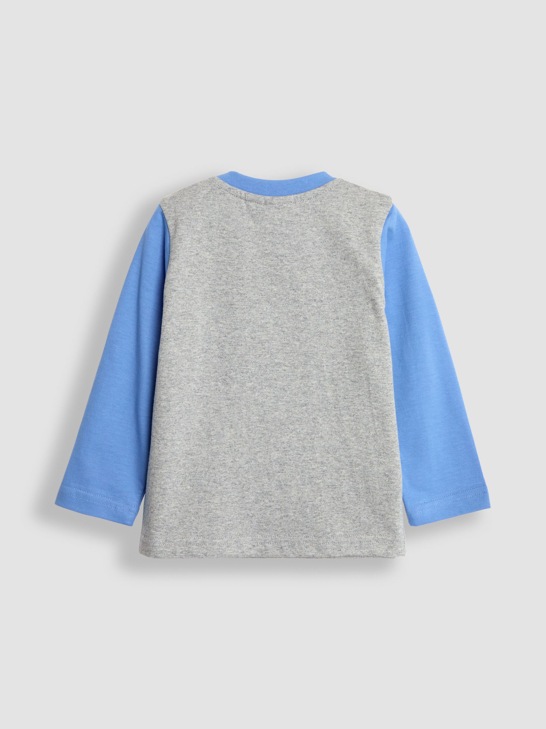 Grey Marl Construction Vehicle Appliqué Motif Top - Image 2 of 3