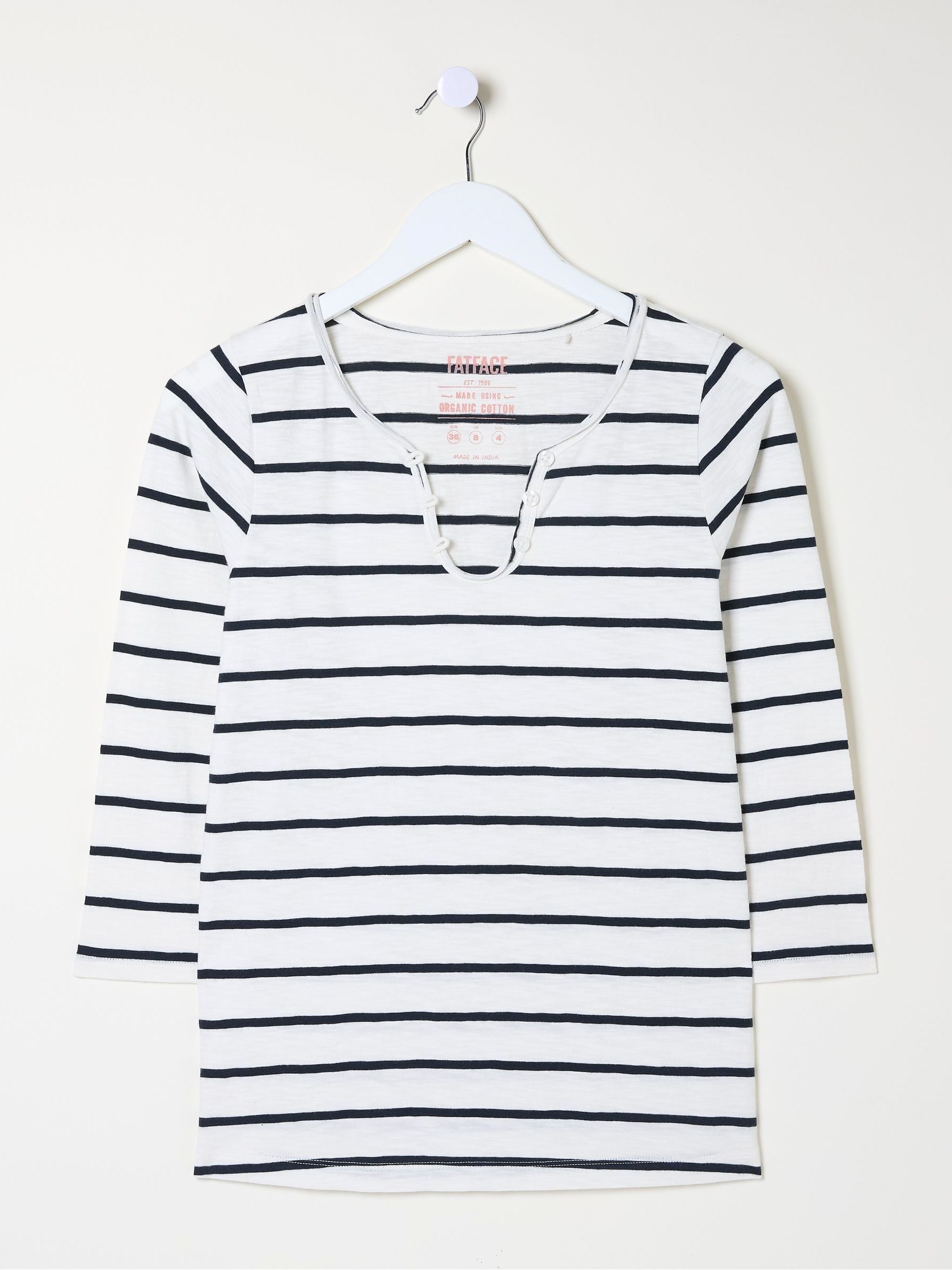 Porter White Stripe T-Shirt - Image 4 of 4