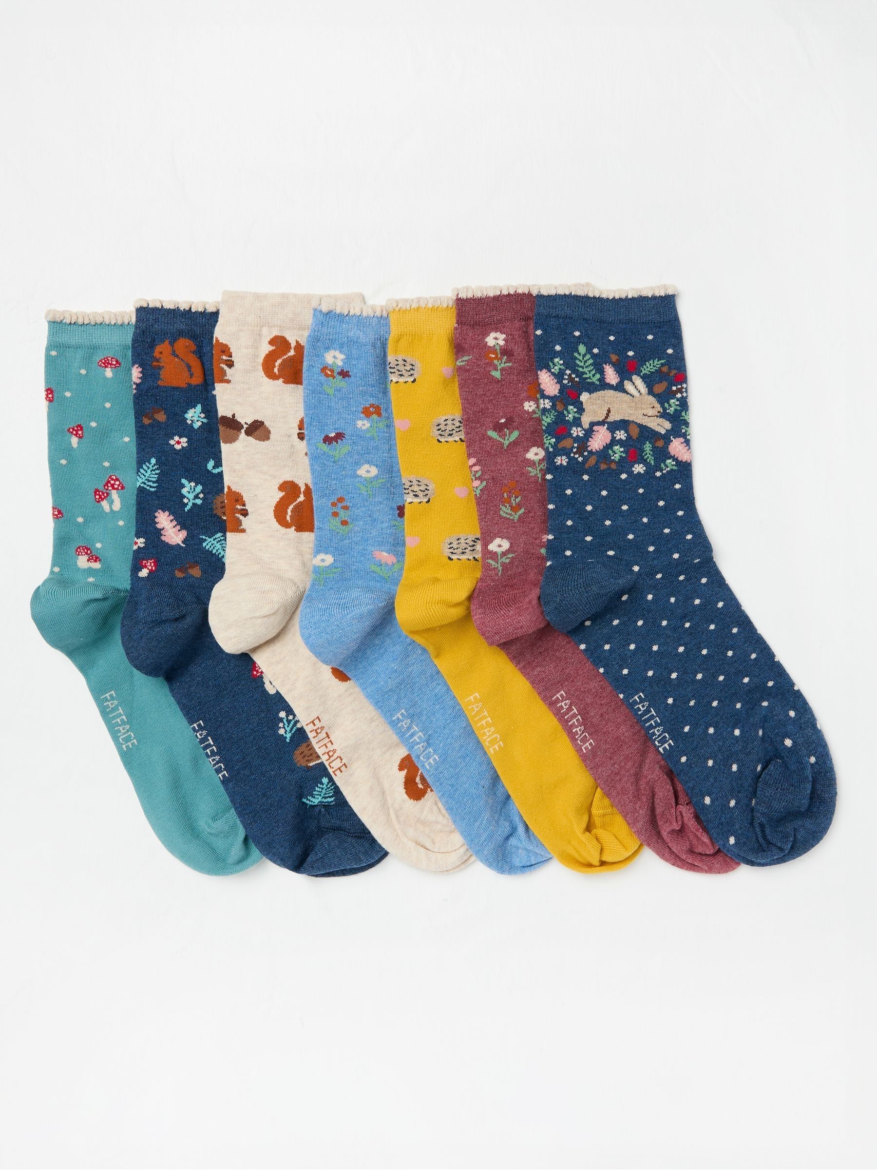 Multicolour Womens 7 Days of Socks - Image 2 of 2