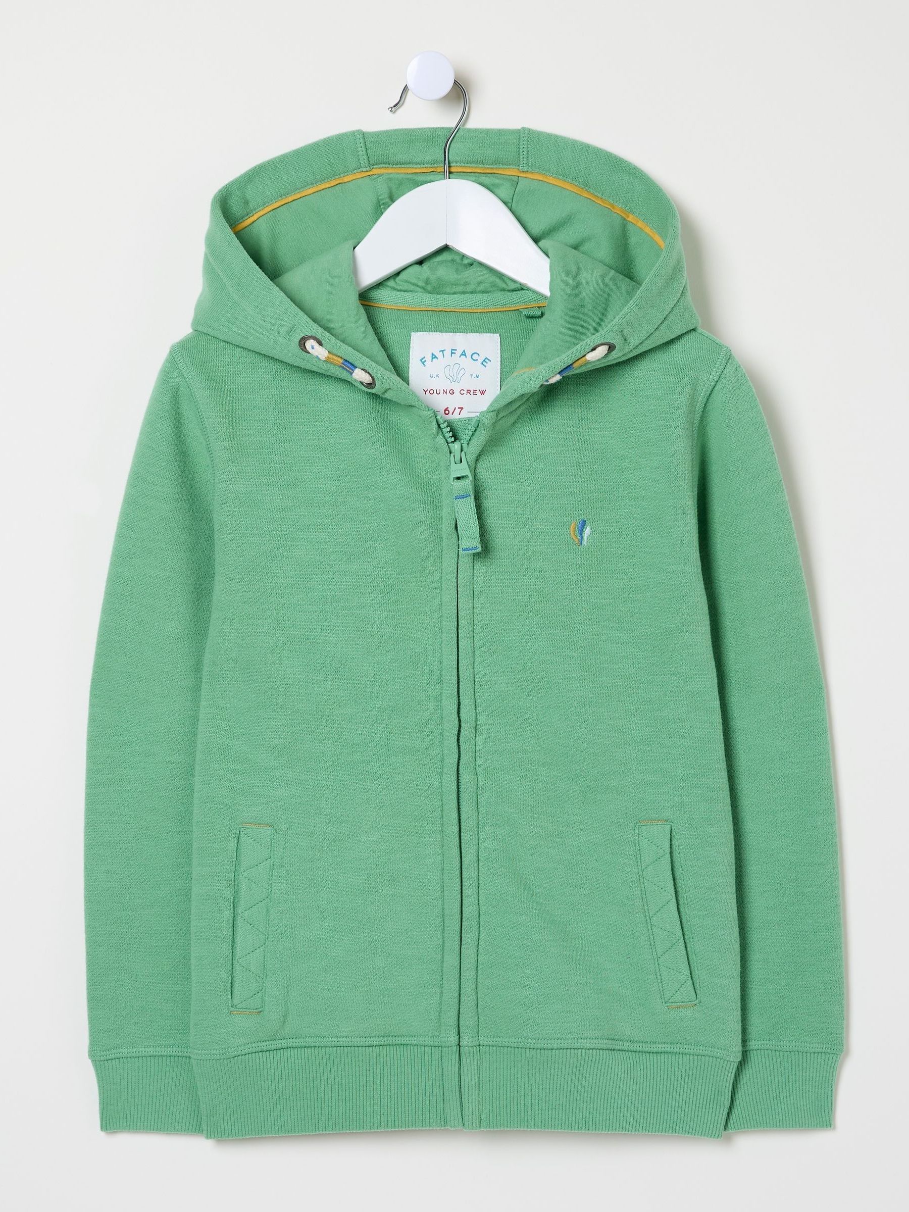 Green Creature Graphic Zip Through Hoodie - Image 5 of 5