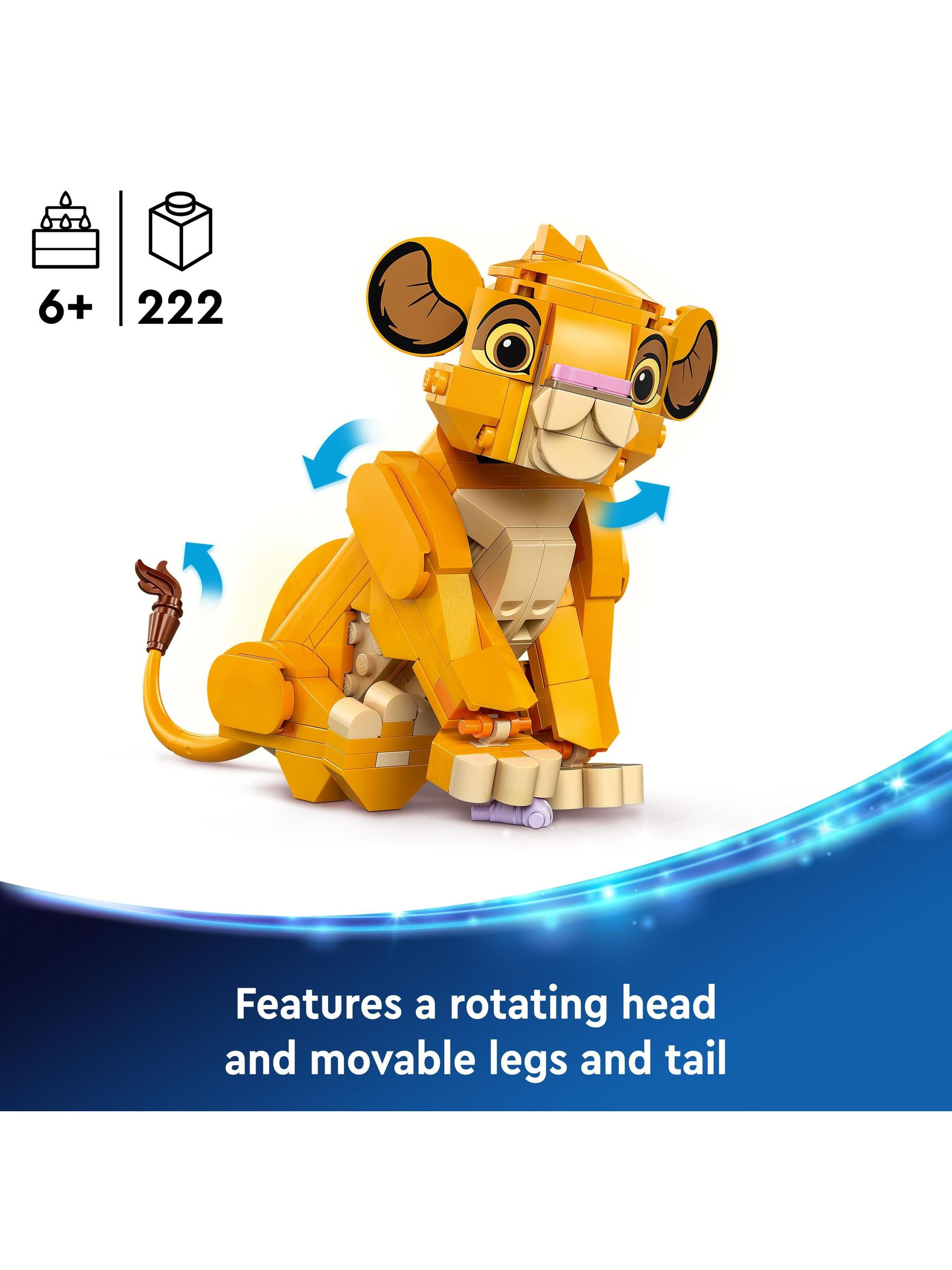 LEGO Disney Simba the Lion King Cub Playset - Image 4 of 8