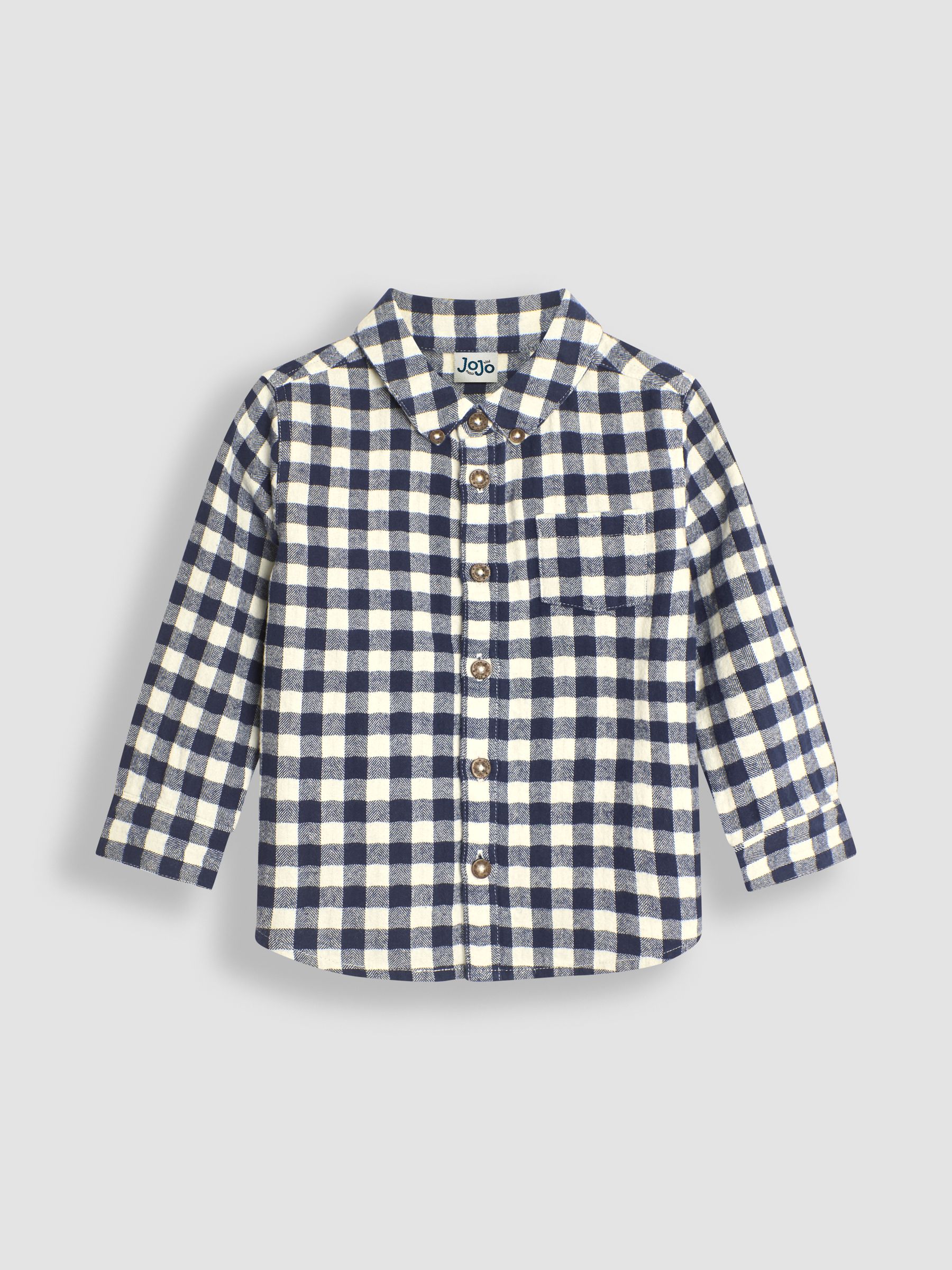 Navy Gingham Shirt - Image 1 of 3