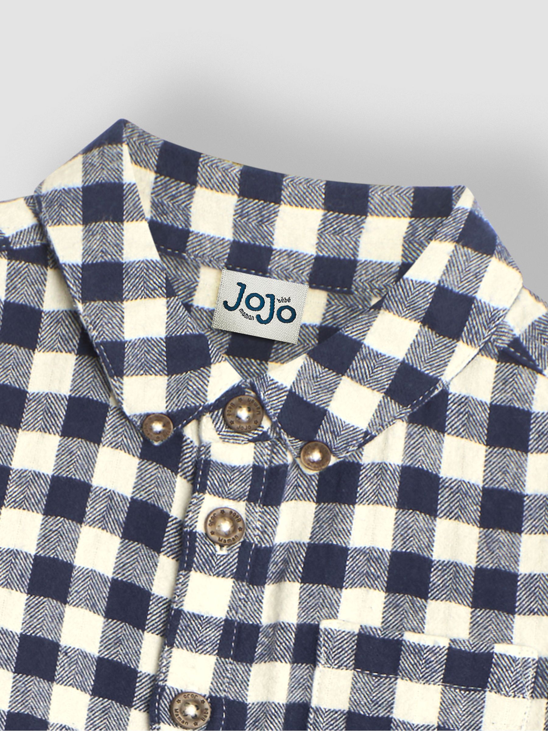 Navy Gingham Shirt - Image 3 of 3