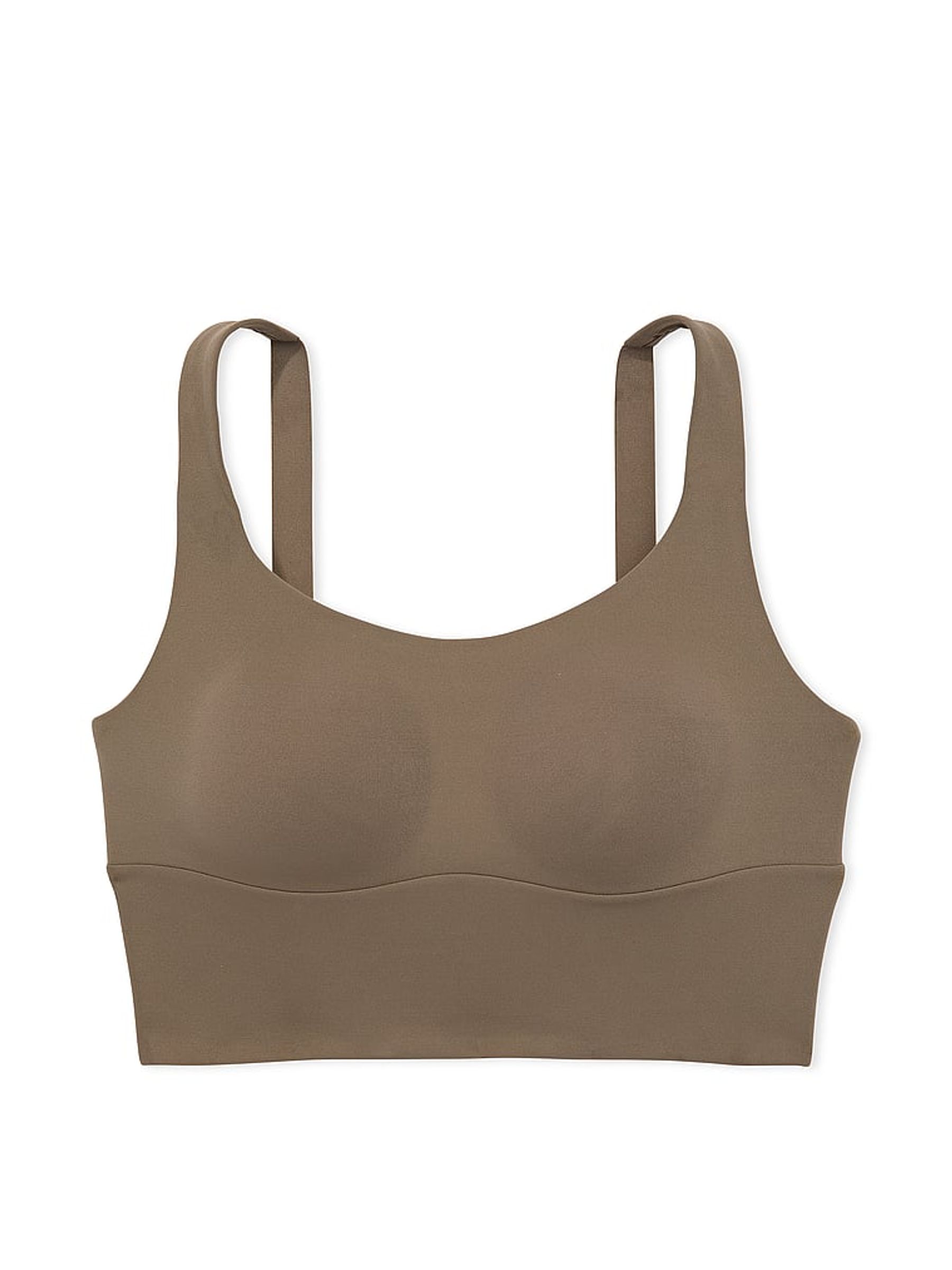 Terra Olive Green Cross Back Mesh Sports Bra - Image 3 of 3