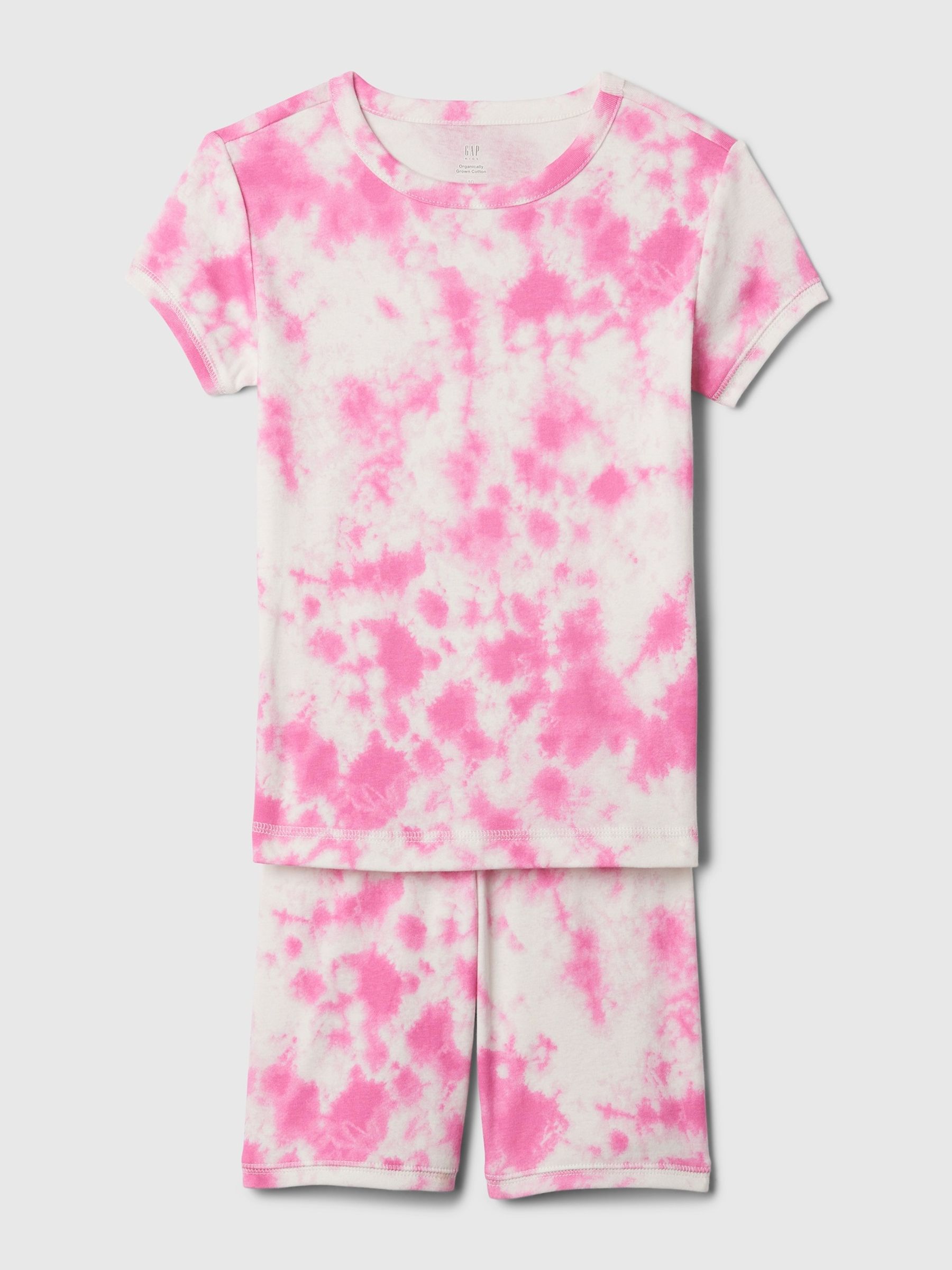 Pink Organic Cotton Graphic Short Pyjama Set (3-13yrs) - Image 3 of 3
