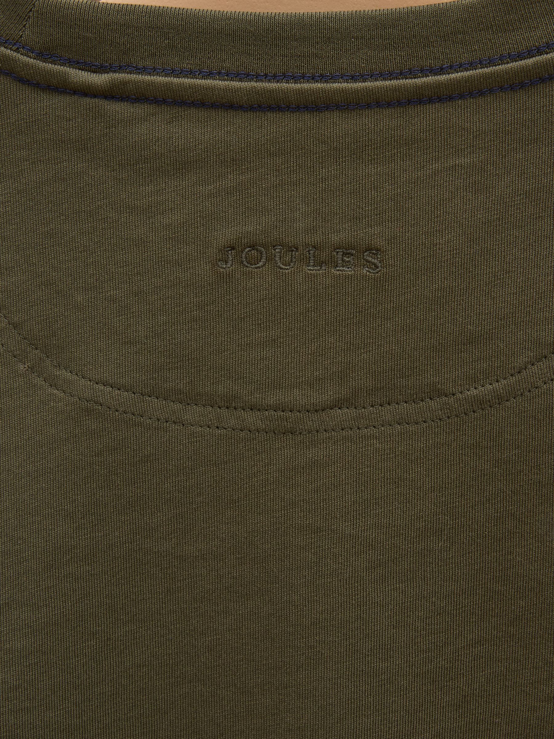 Long Sleeve Khaki Green Applique Top - Image 5 of 5