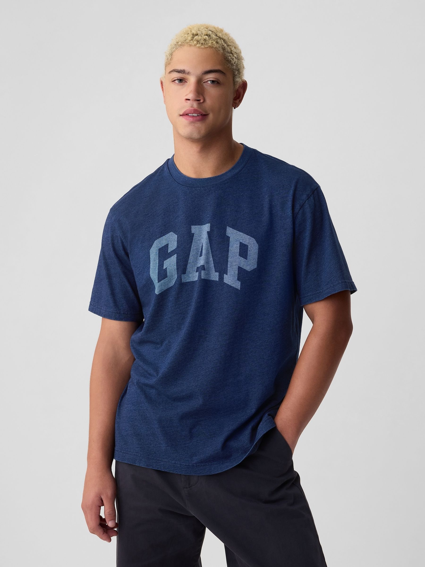 Blue Arch Logo Short Sleeve T-Shirt - Image 1 of 5