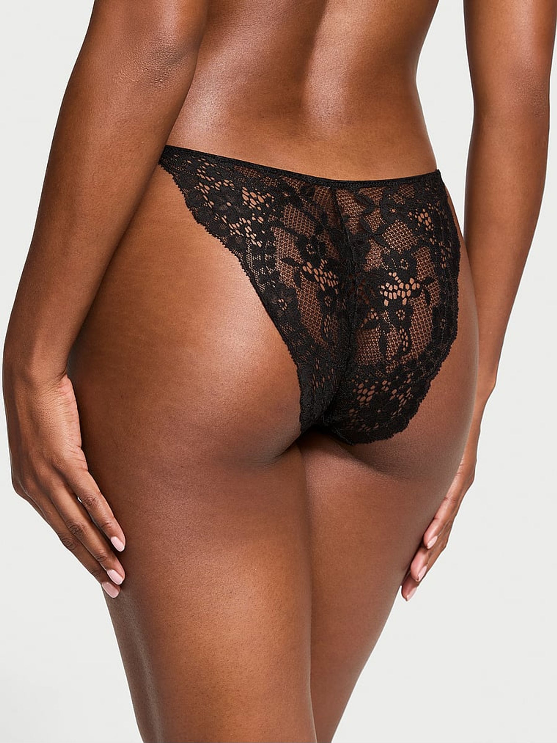 Black Bikini Lace Knickers - Image 2 of 3