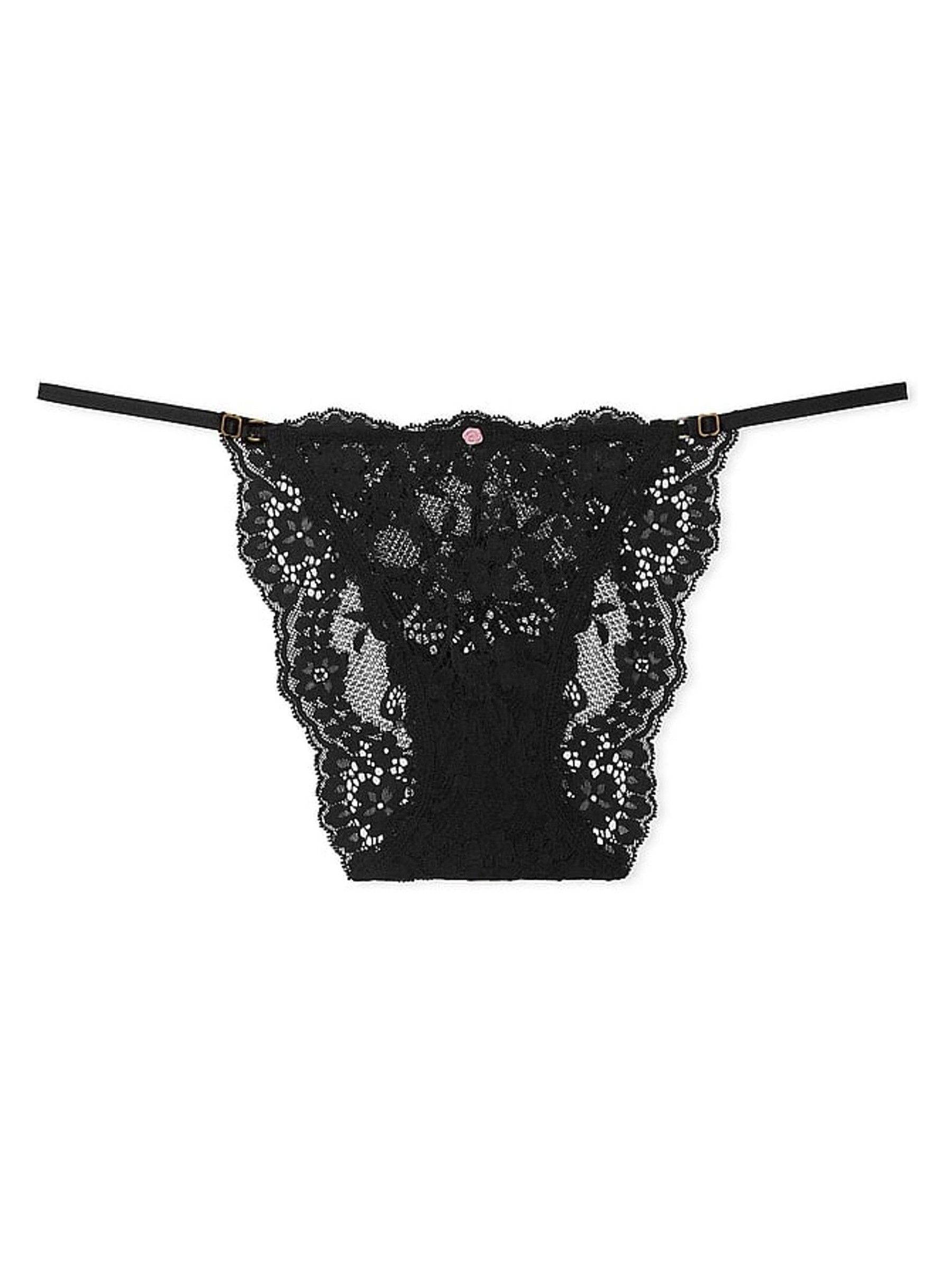 Black Bikini Lace Knickers - Image 3 of 3