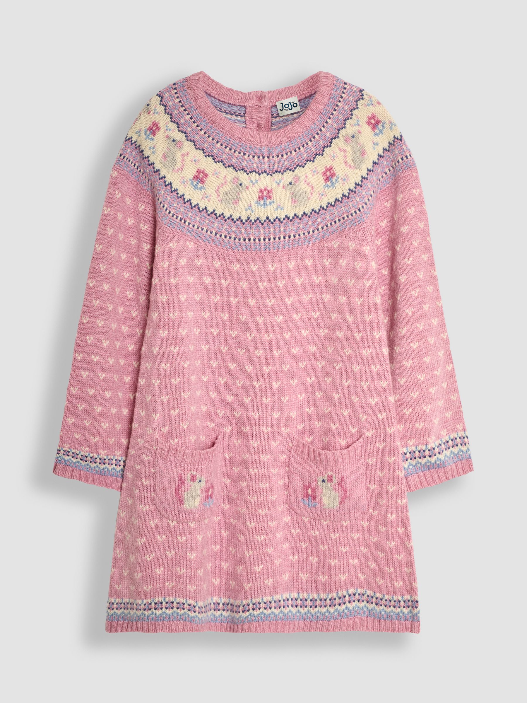Pink Mouse Knitted Dress - Image 1 of 3